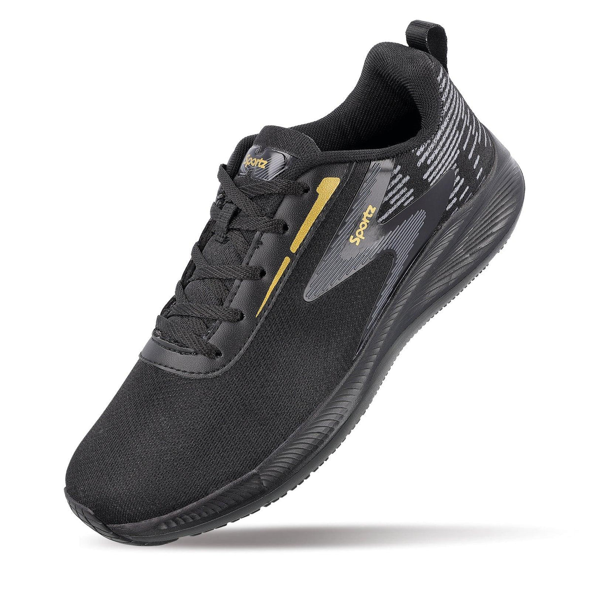 Stylex Men's Lace-up Sports Shoes - WS9611 Black