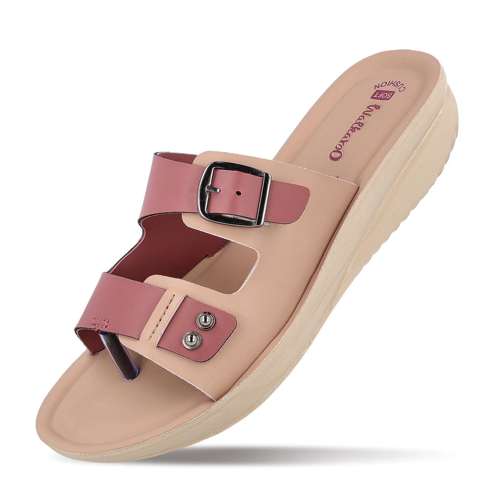 Women's Daily Wear Sandal - WLR74019 Dusty Rose