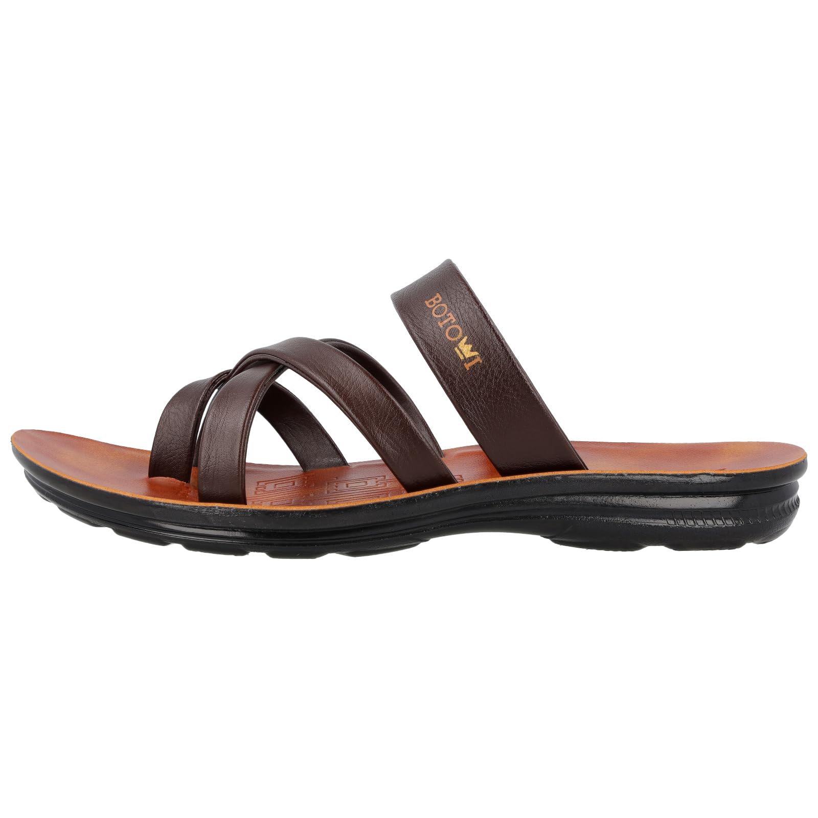 BOTOWI Men's Daily Wear Sandal - BW3504 Brown