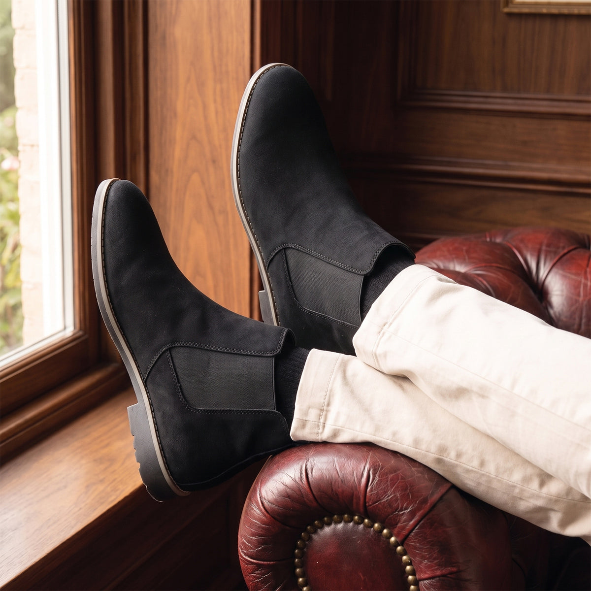 Men's Chelsea Boots - WGP26706 Black