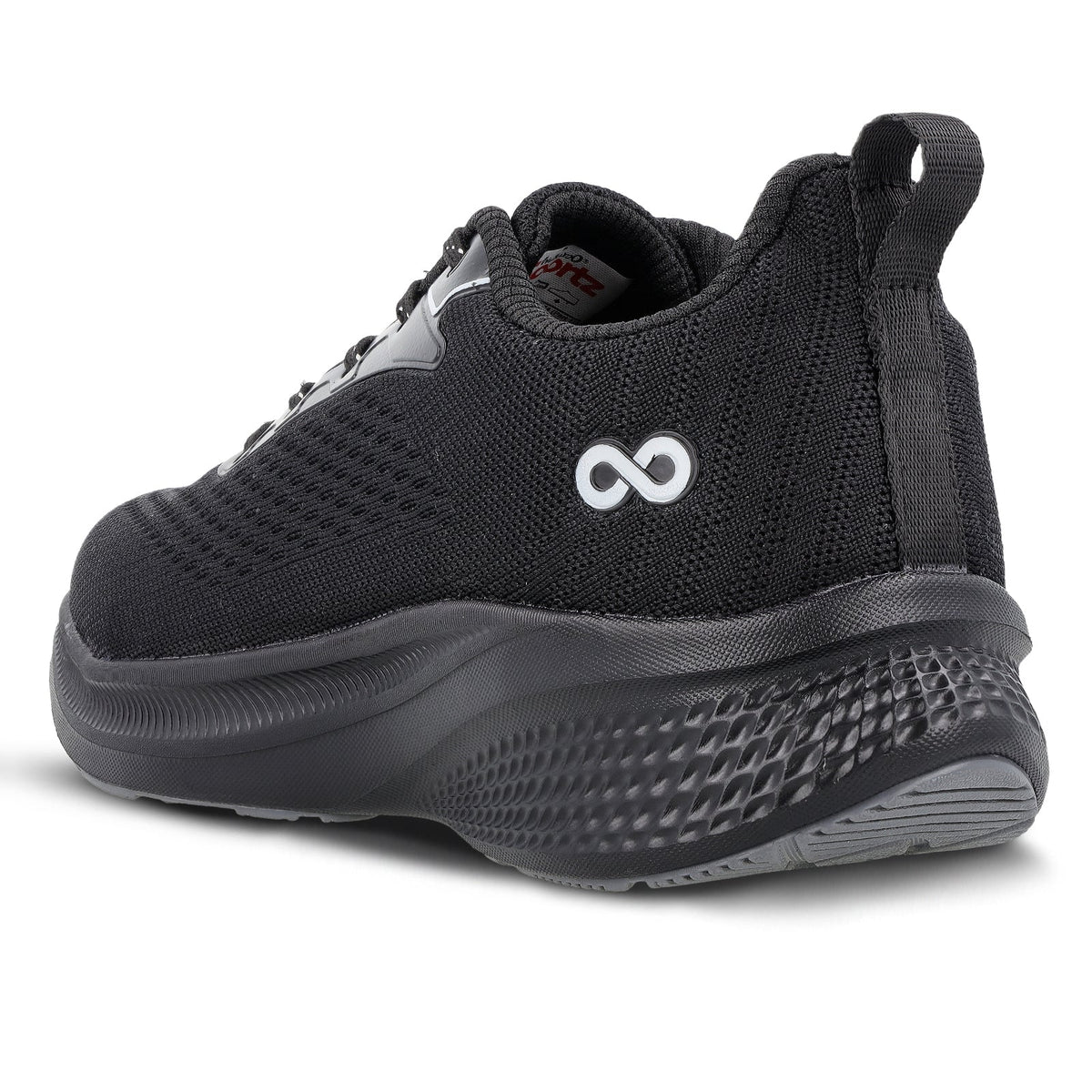 Men's Lace-up Sports Shoe - WS9608 Black Grey