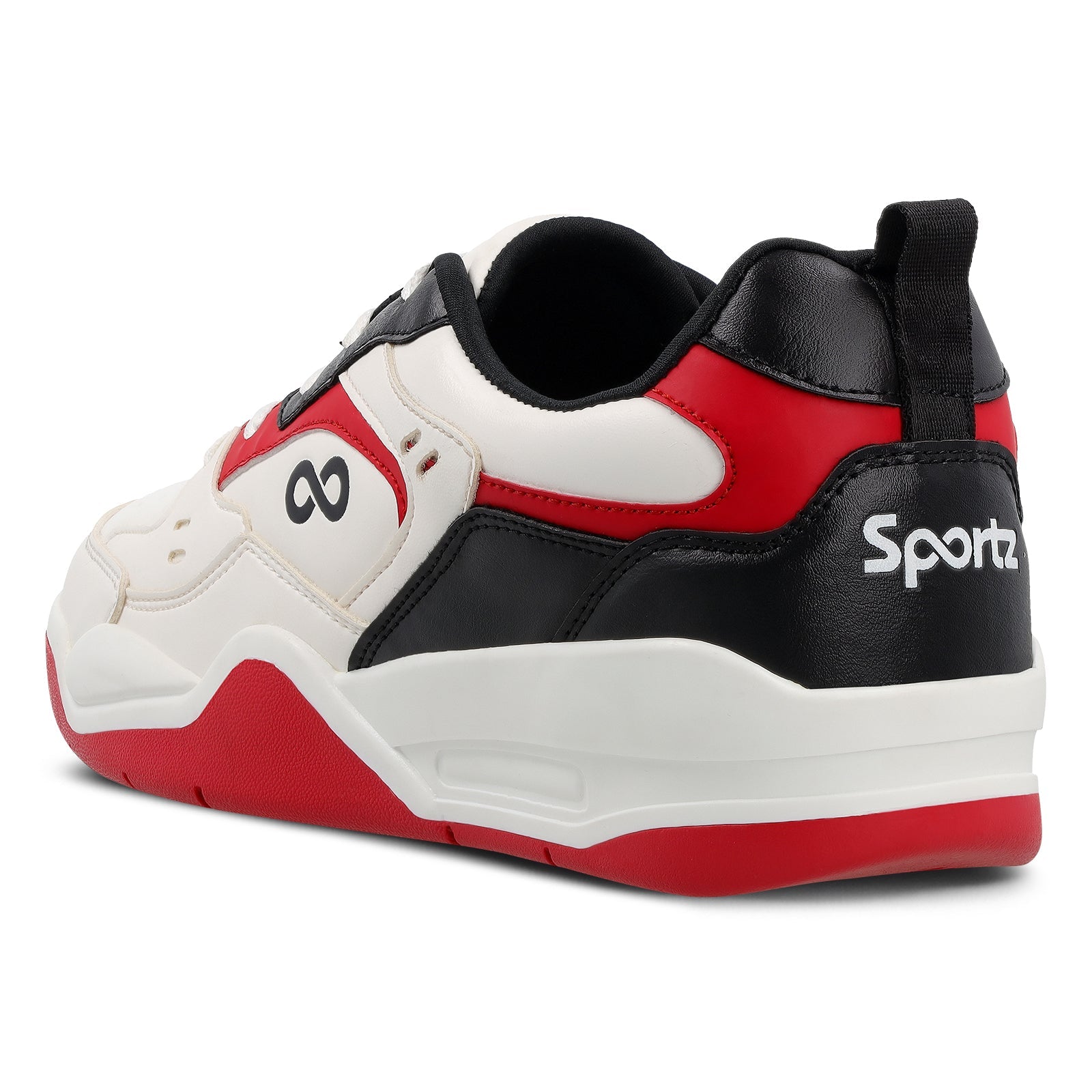 Men's Colourblocked Sneakers - WY3477 White Red