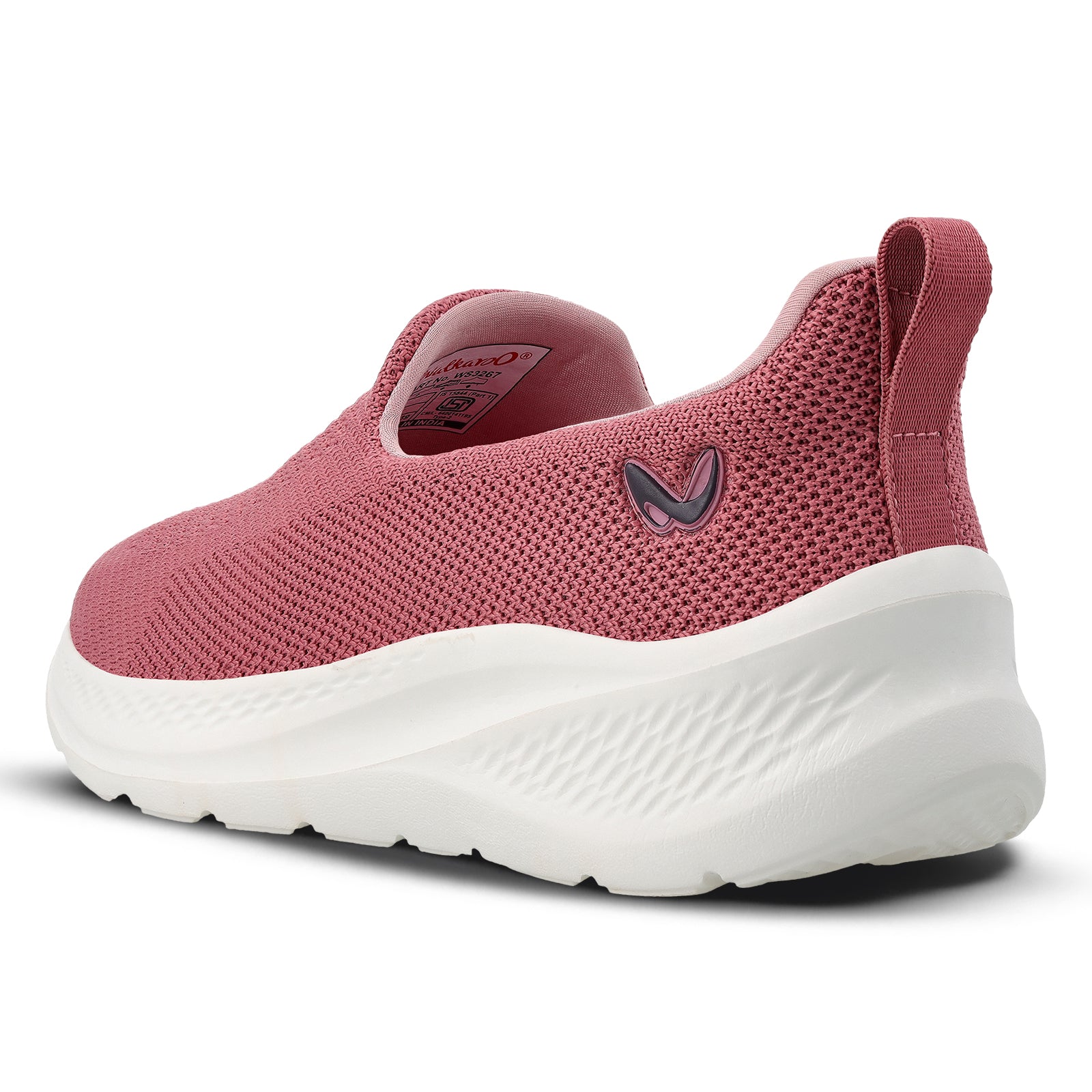 Women's Slip-on Sports Shoe - WS3267 Peach