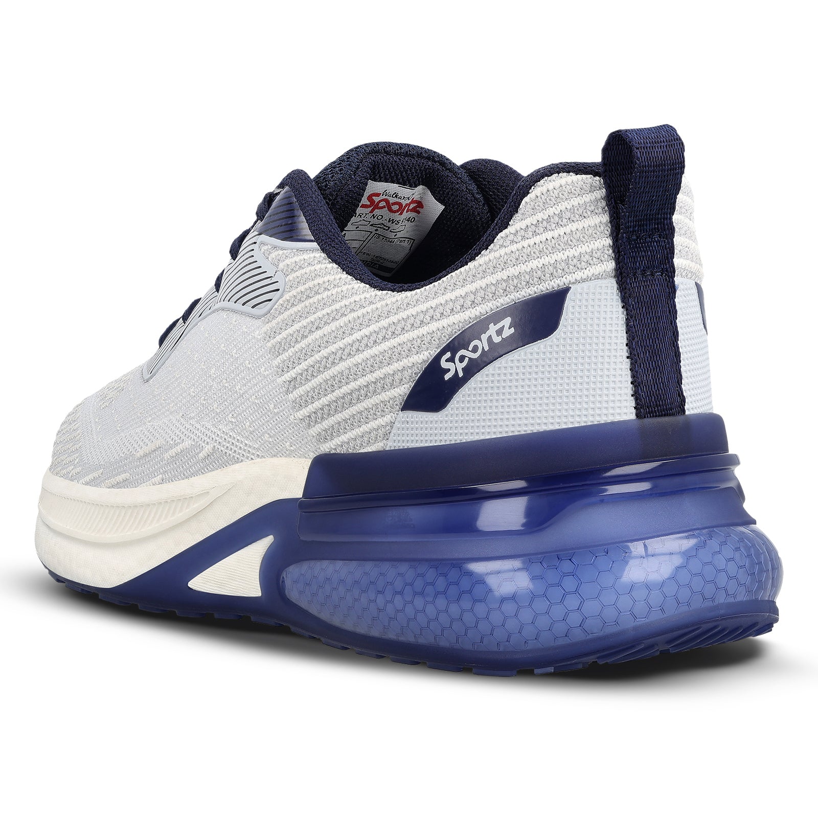 VORTIZ Men's Lace-up Walking Shoe - WS9140 Light Grey