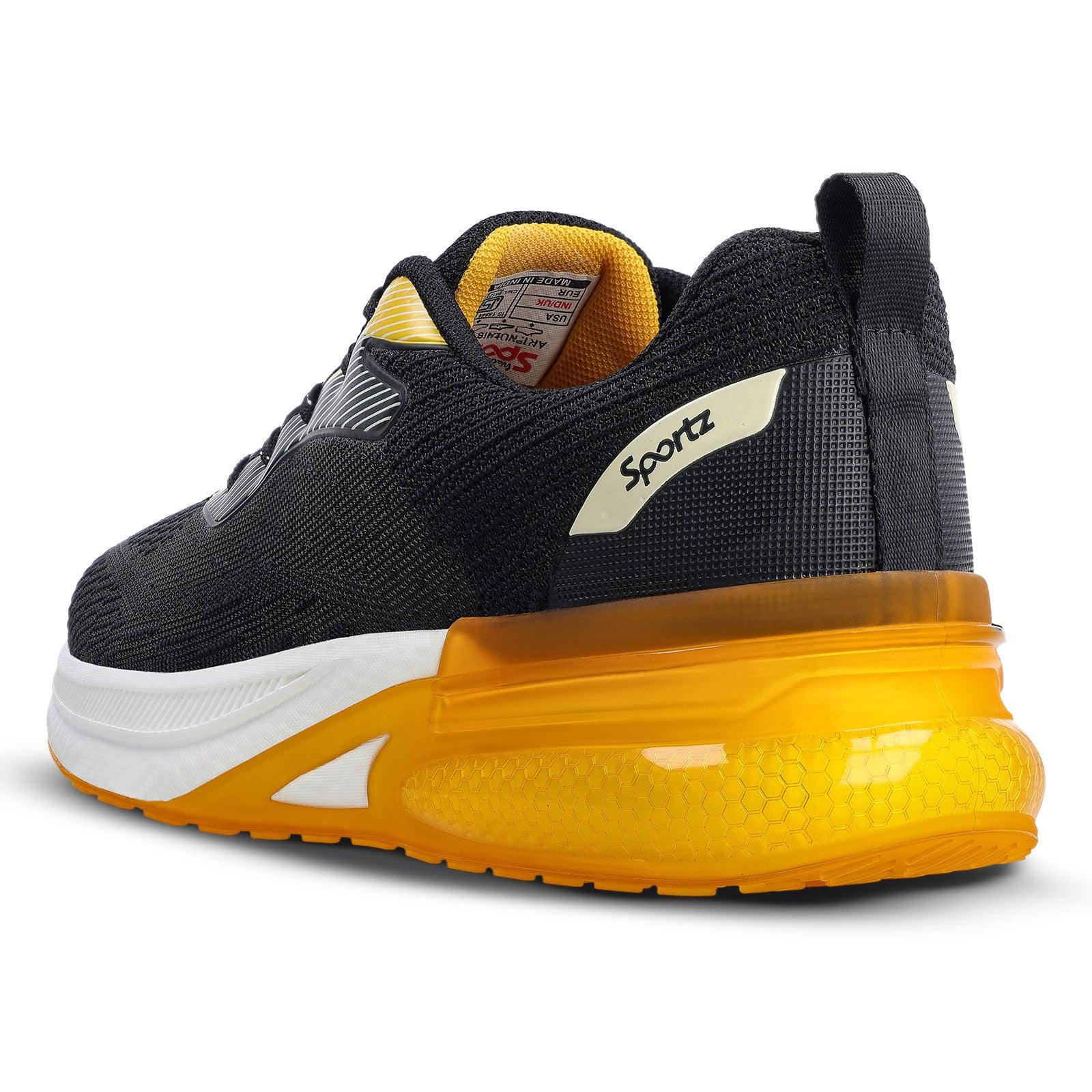 VORTIZ Men's Lace-up Walking Shoes - WS9140 Black