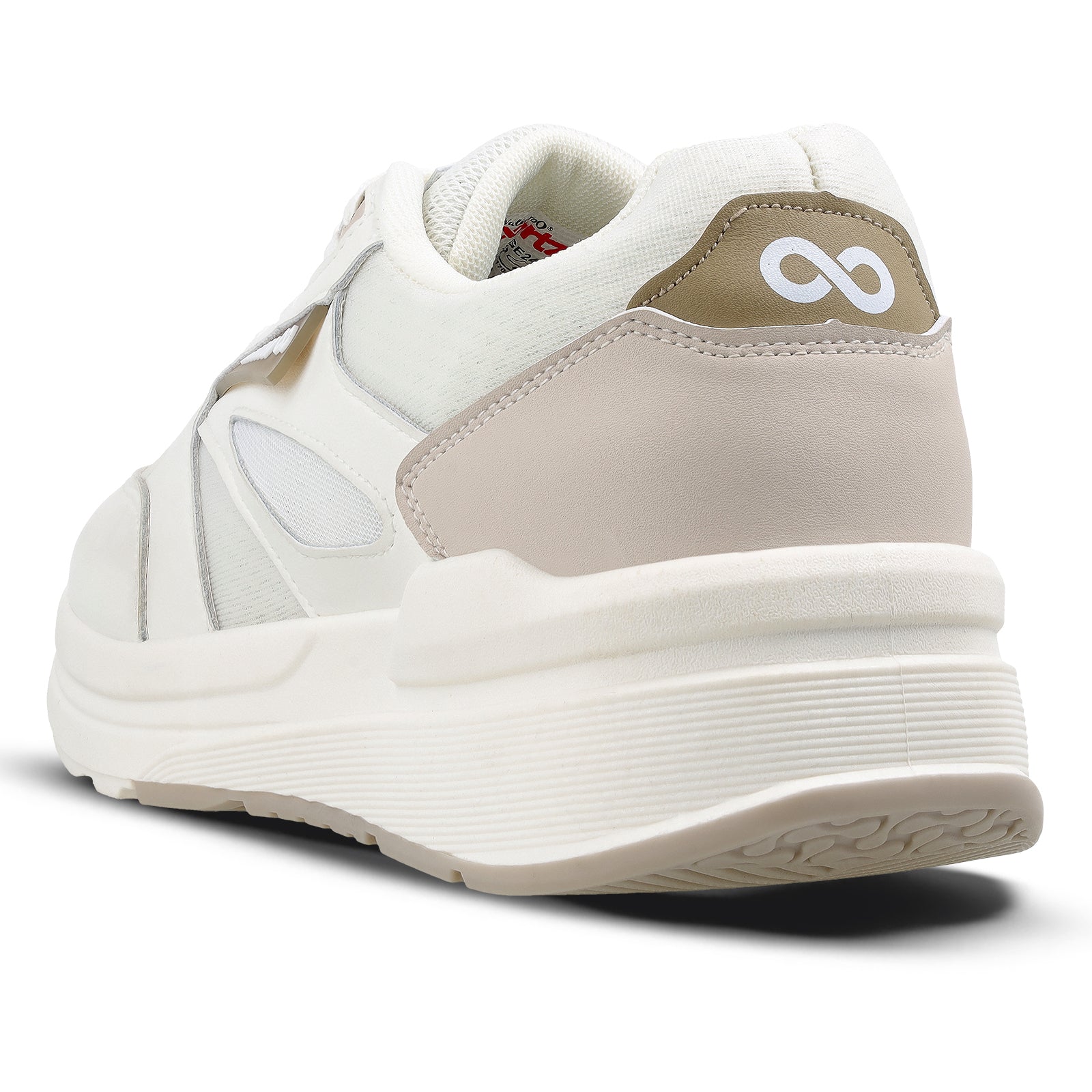 Men's Sports Sneakers - SGE24002 White Beige