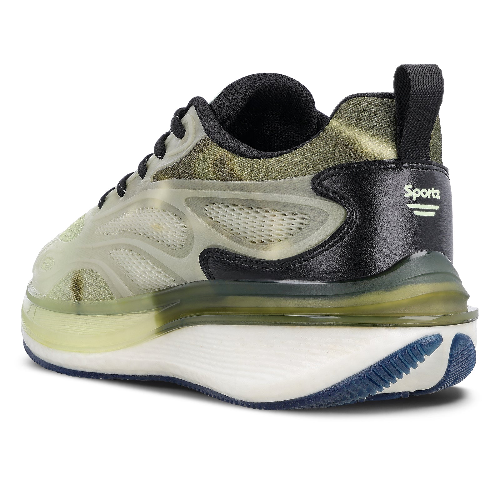 Men's Night Glow Sports Shoe - WS9154 Olive