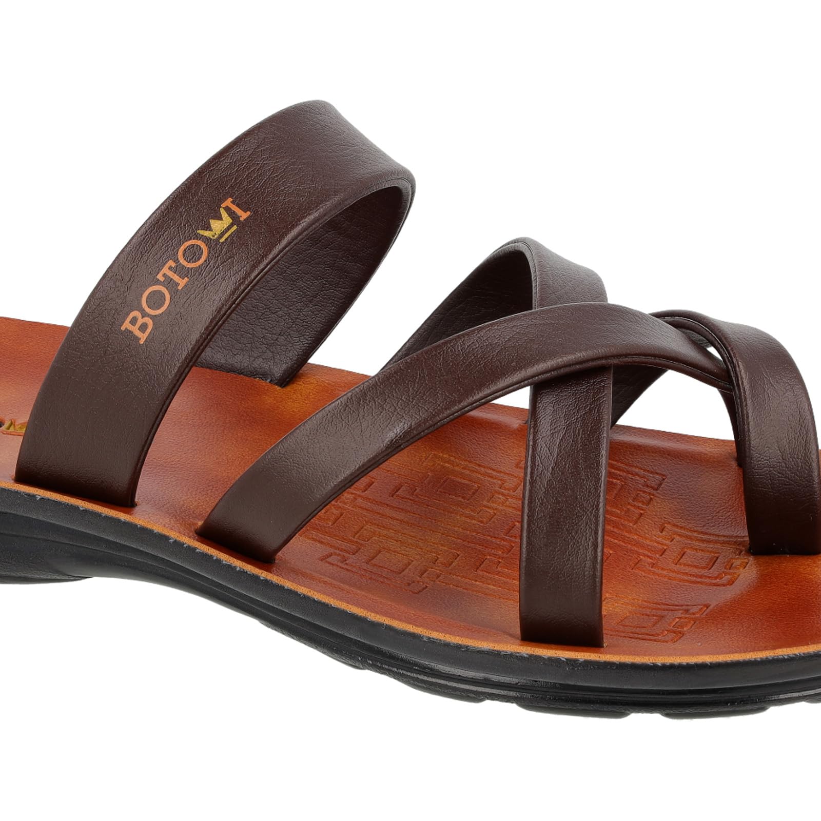 BOTOWI Men's Daily Wear Sandal - BW3504 Brown