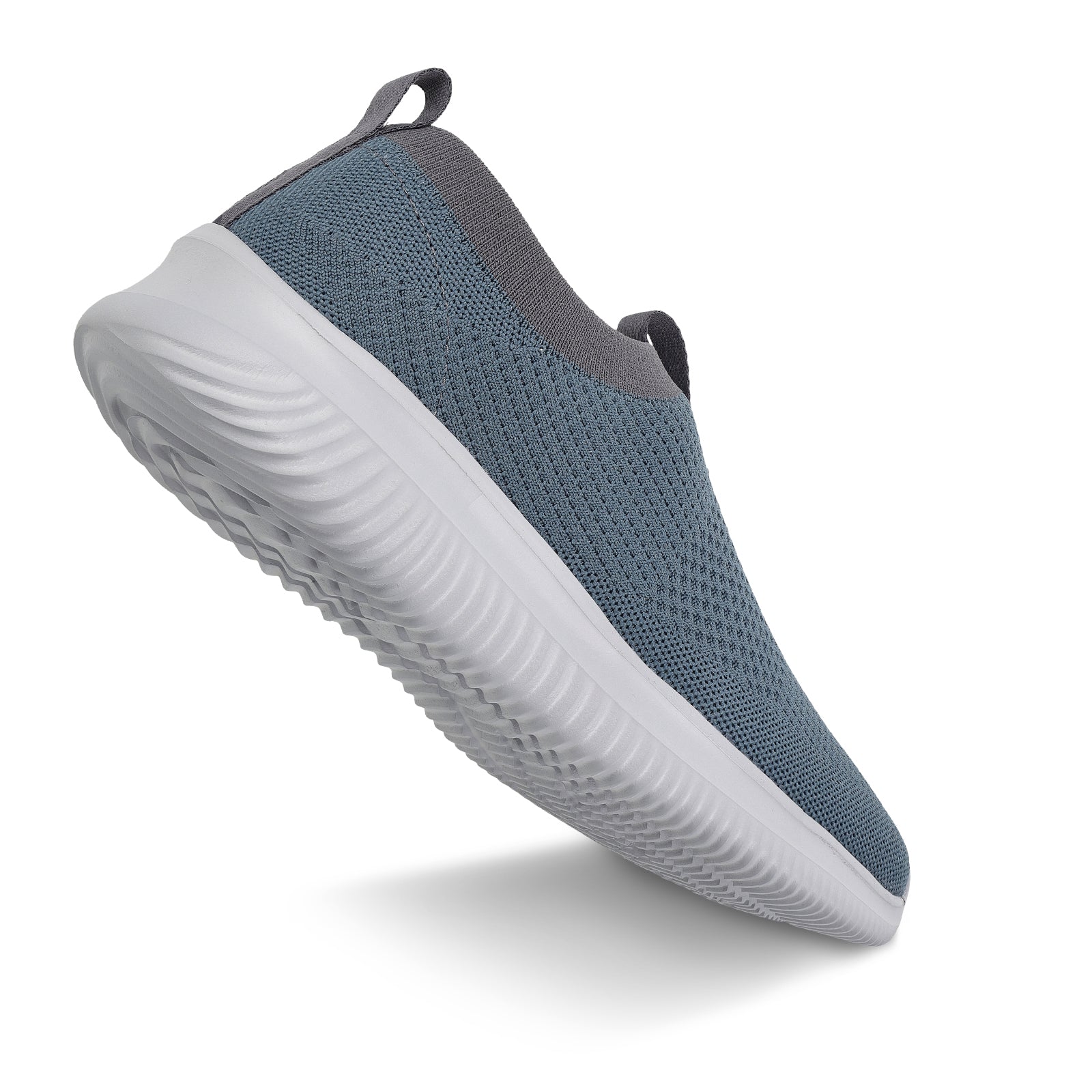 Men`s Slip-on Walking Shoes - WS9551 Cyan Grey