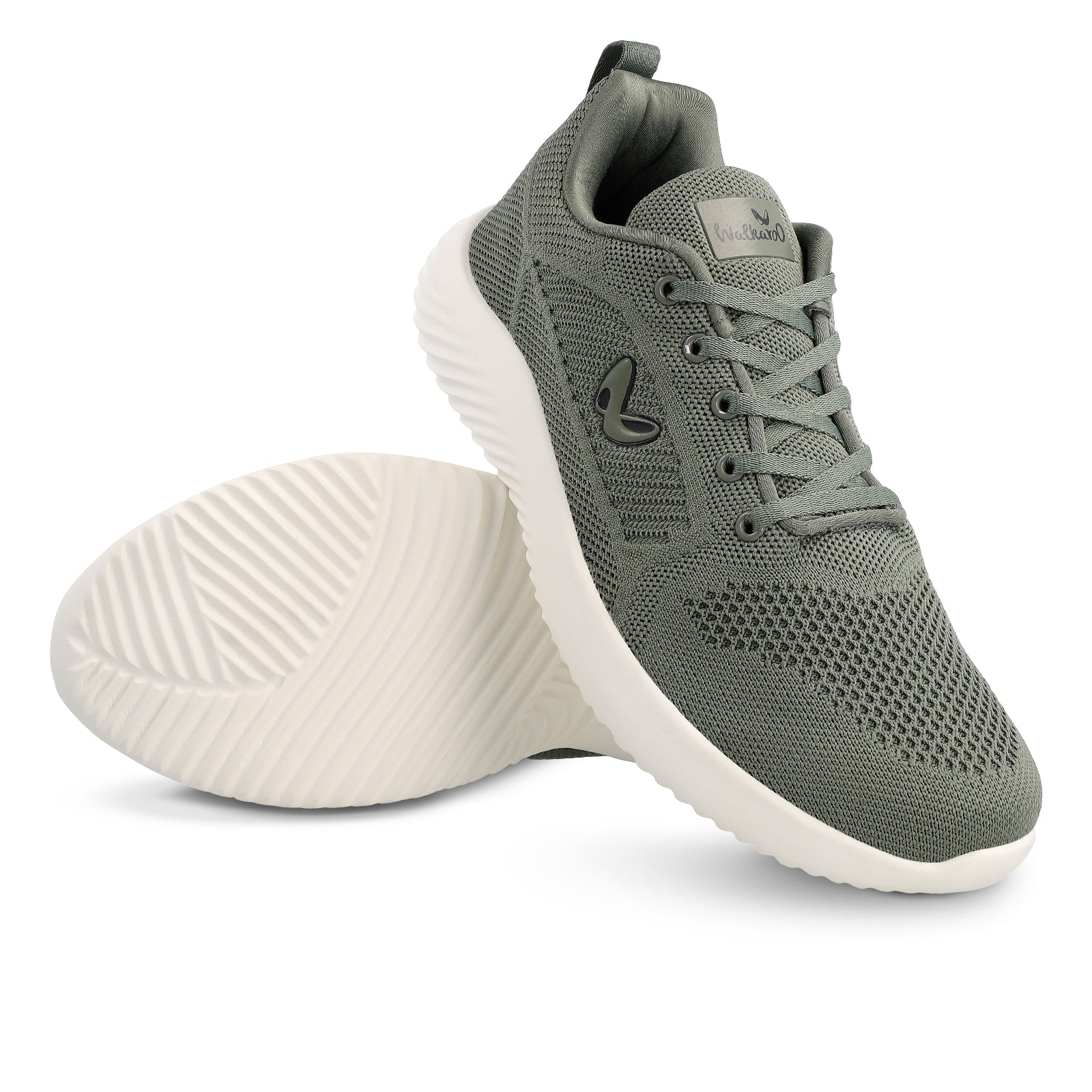 Walkaroo Men walking Shoes - WS9546 Olive Green