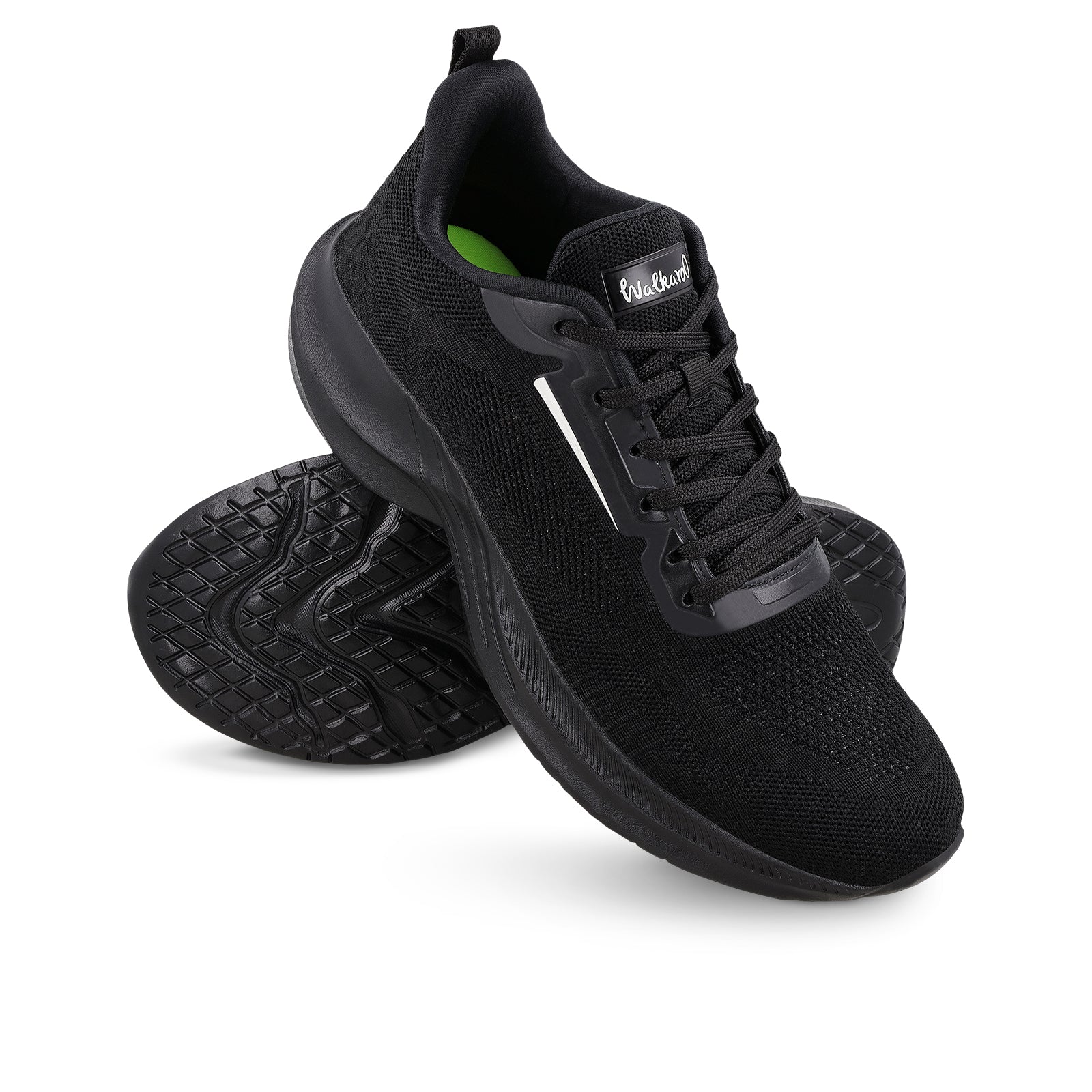 Men's Lace-up Walking Shoe - WS9557 Black Black
