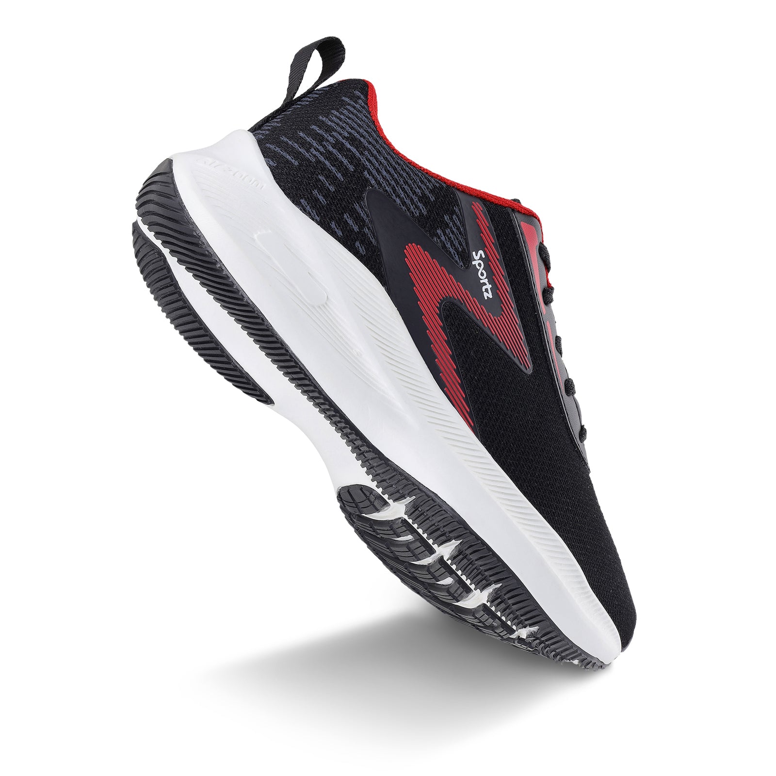 Boy's Lace-up Sports Shoe - WS9611 Black Red