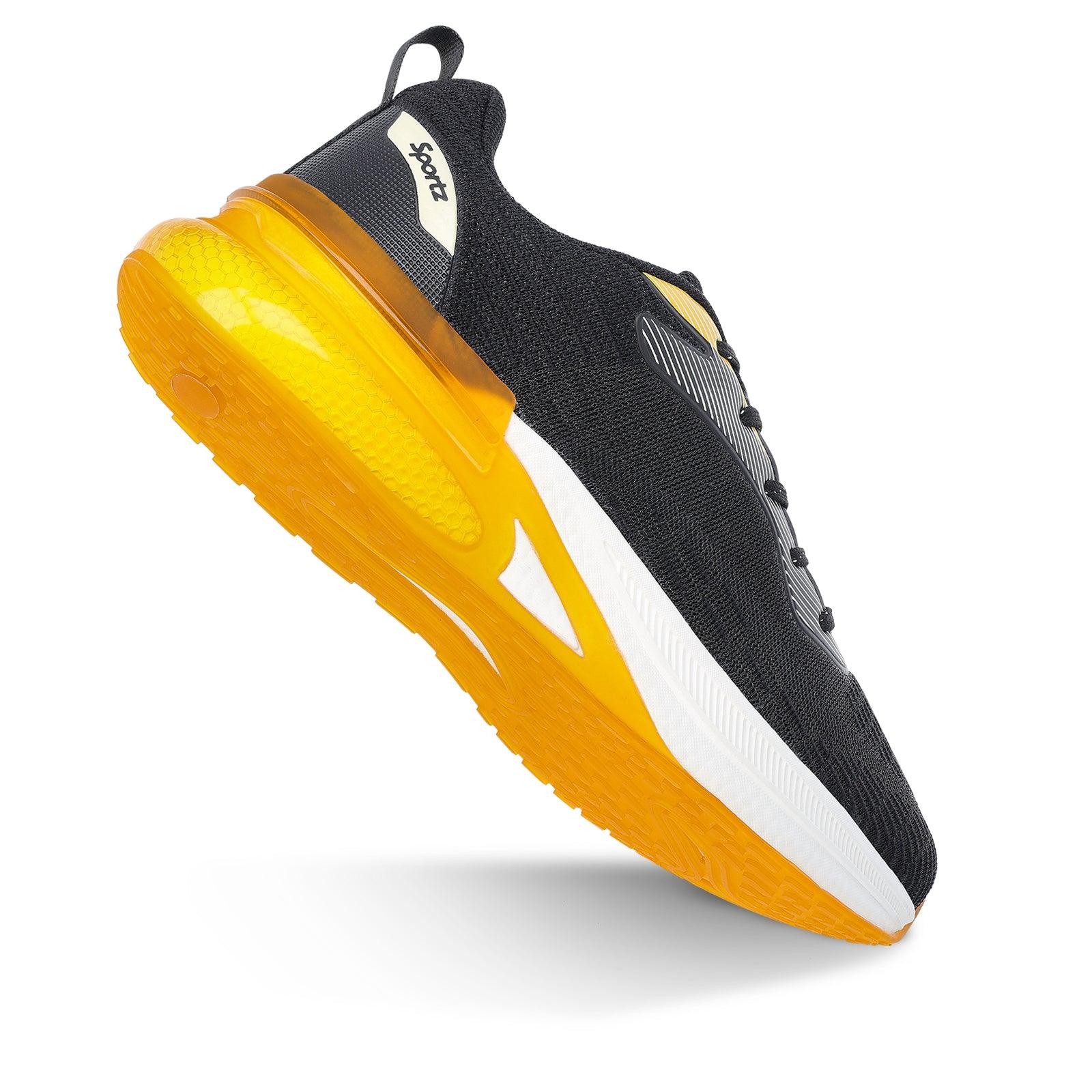 VORTIZ Men's Lace-up Walking Shoes - WS9140 Black