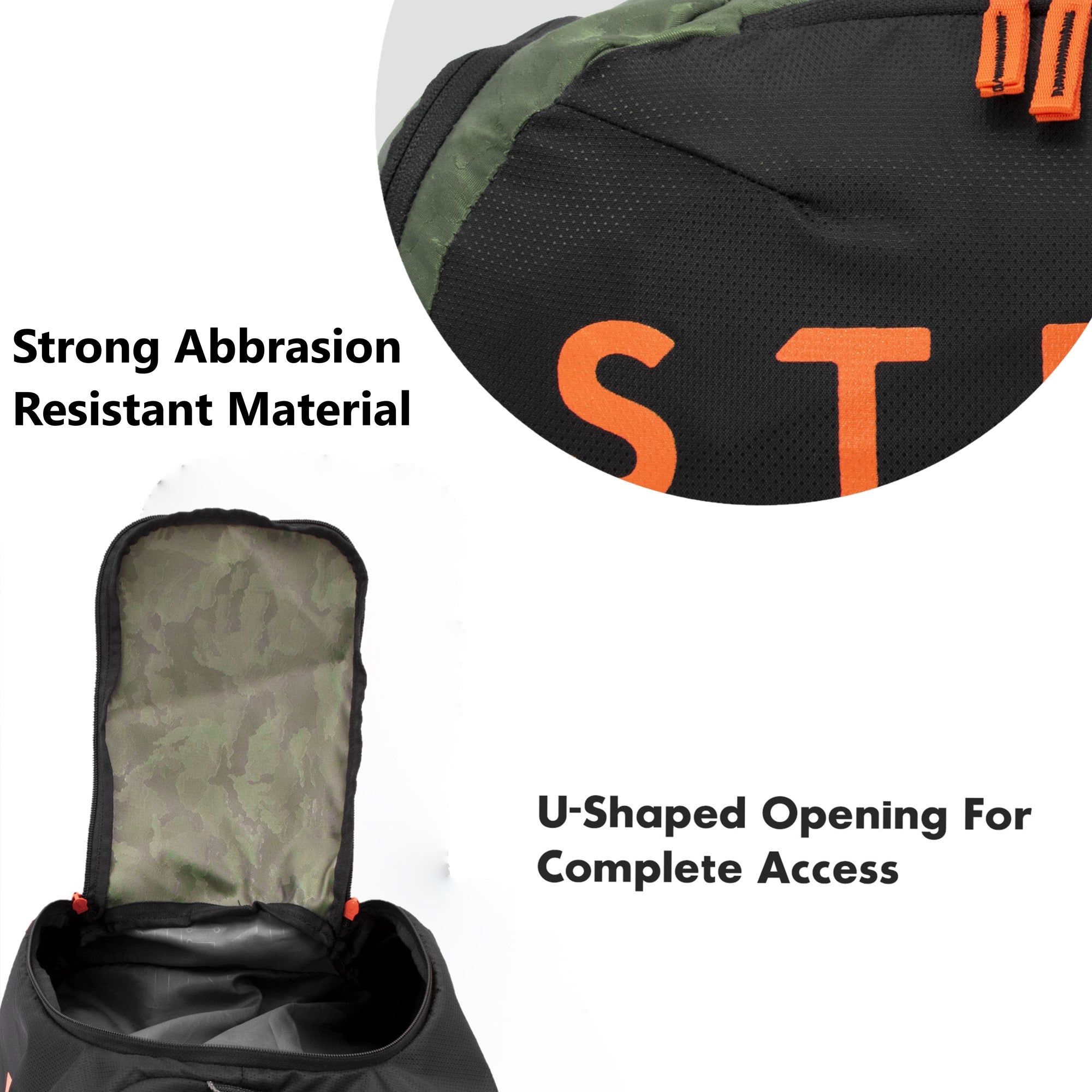 Weekend Sports Duffel - Black Green