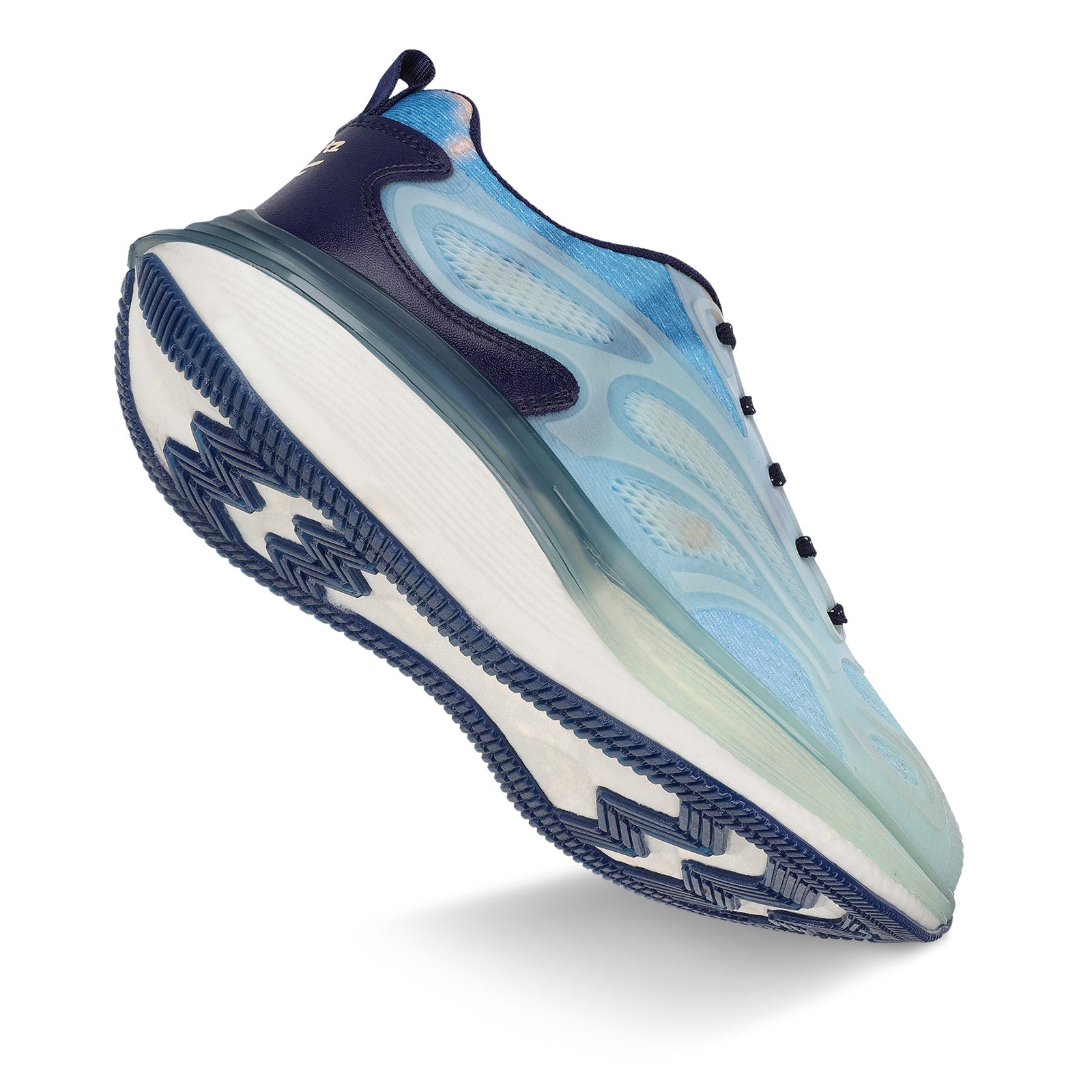 Men's Night Glow Sports Shoe - WS9154 Sea Blue