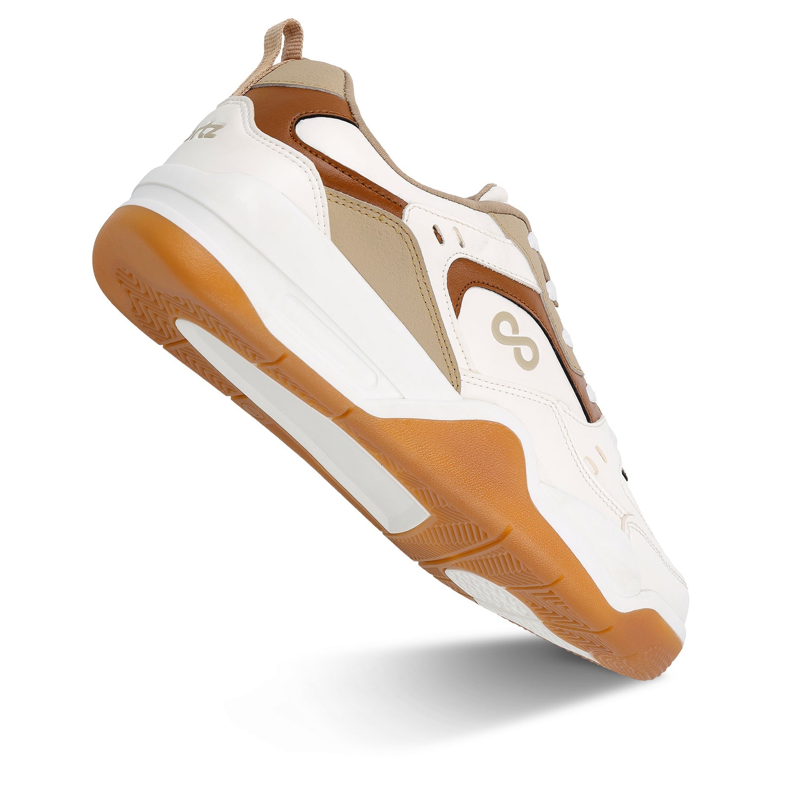 Men's Colourblocked Sneakers - WY3477 White Beige