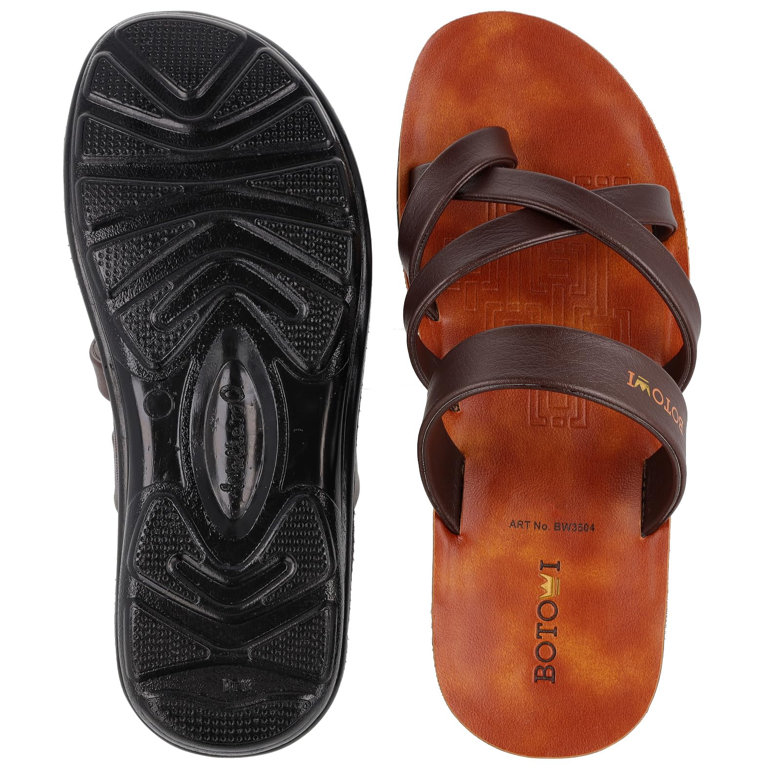 BOTOWI Men's Daily Wear Sandal - BW3504 Brown