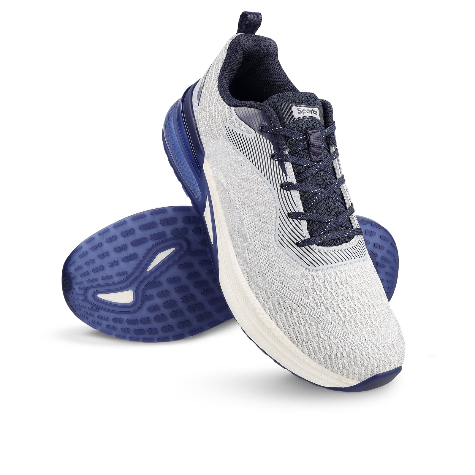 VORTIZ Men's Lace-up Walking Shoe - WS9140 Light Grey