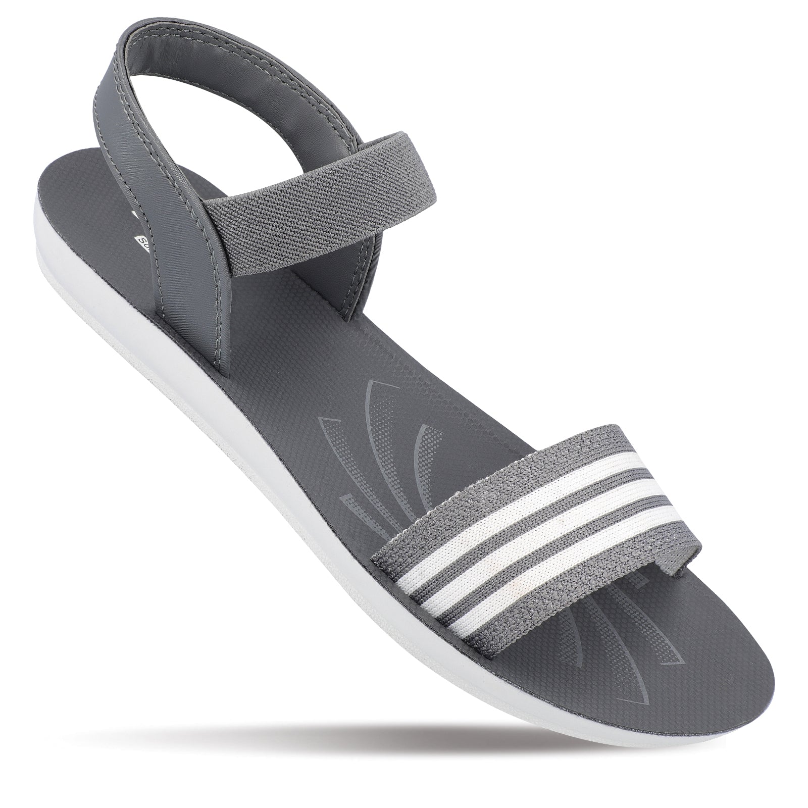 Buy Blue Tyga Girls Ankle Strap Flat Sandals BT2702 Grey Online at