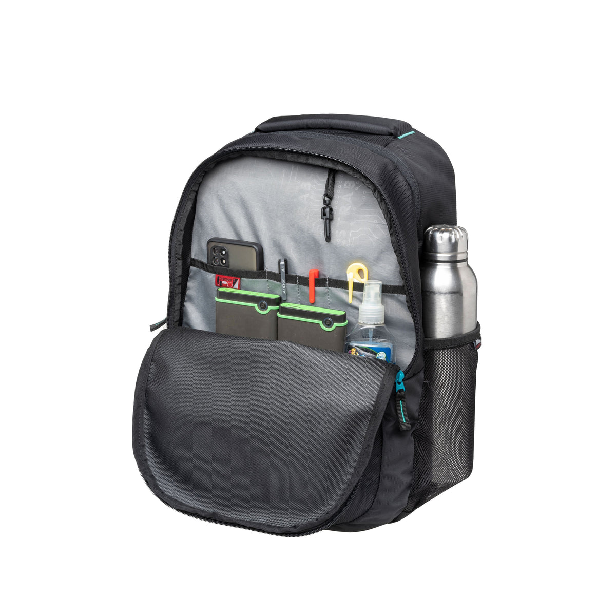 Strabo Nexa 15 inch Laptop Bag - Colour Black 32L Water Resistant - Strabo