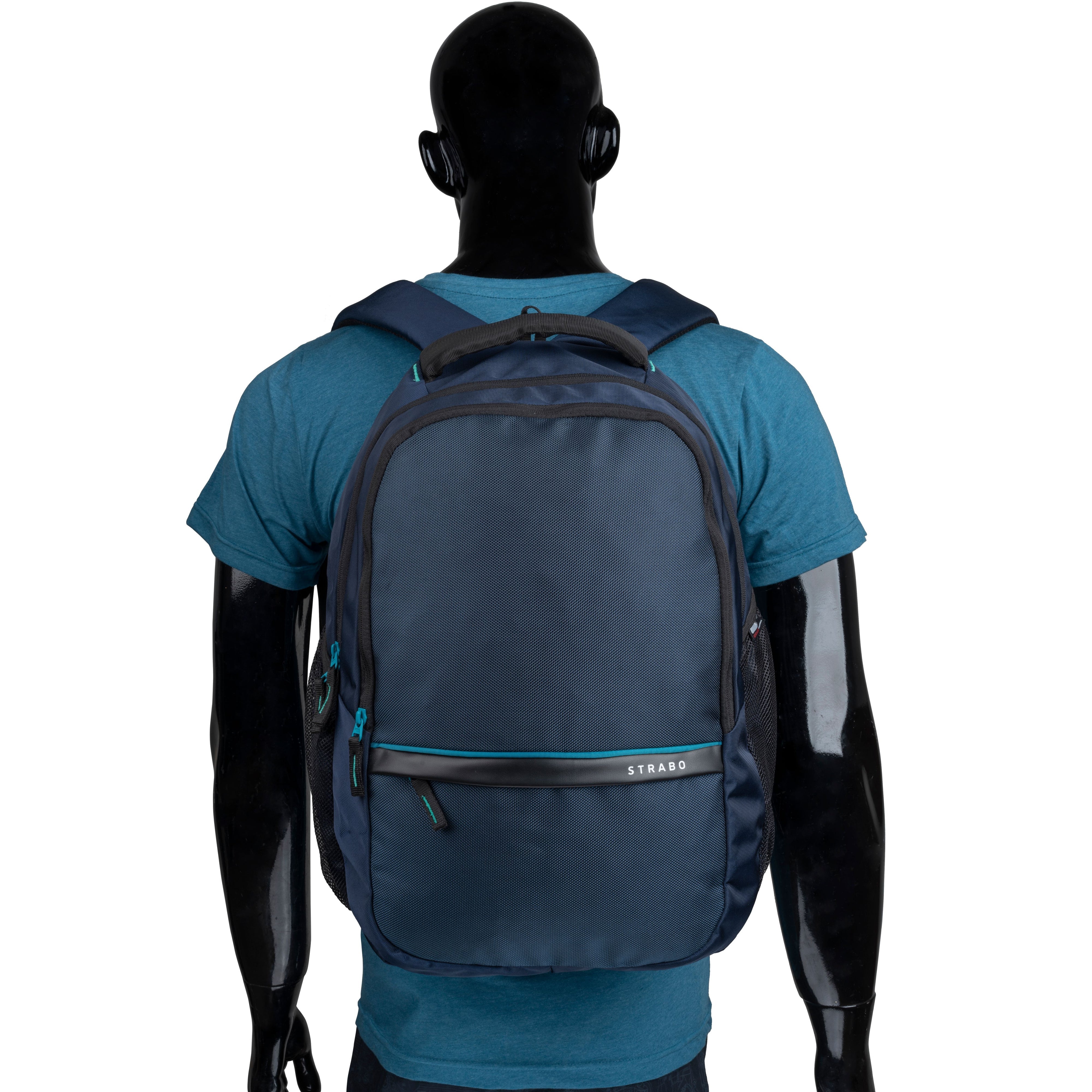 Strabo Nexa 15 inch Laptop Bag - Colour Blue 32L Water Resistant - Strabo