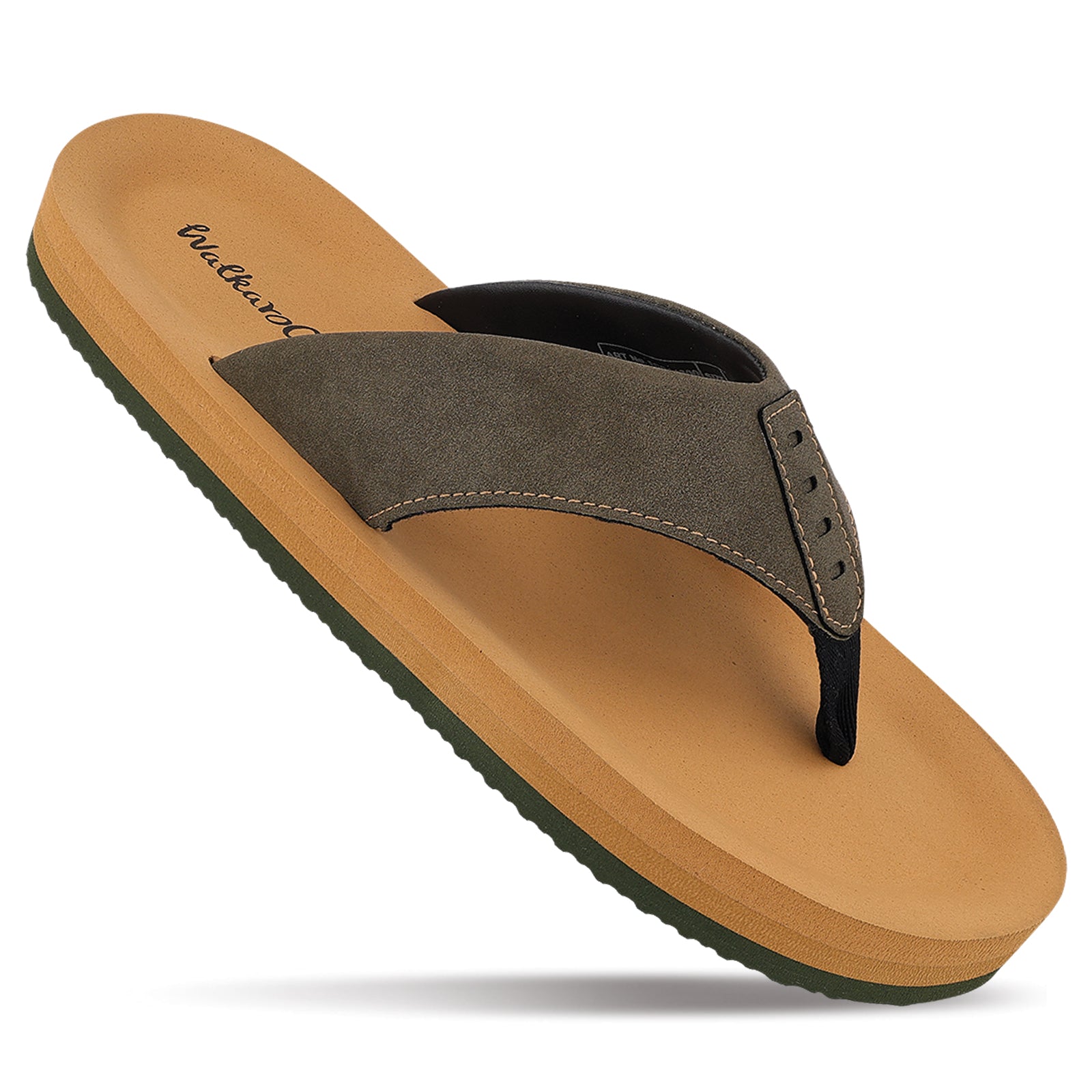 Men's Flip-Flops -FGR14300 Olive Tan