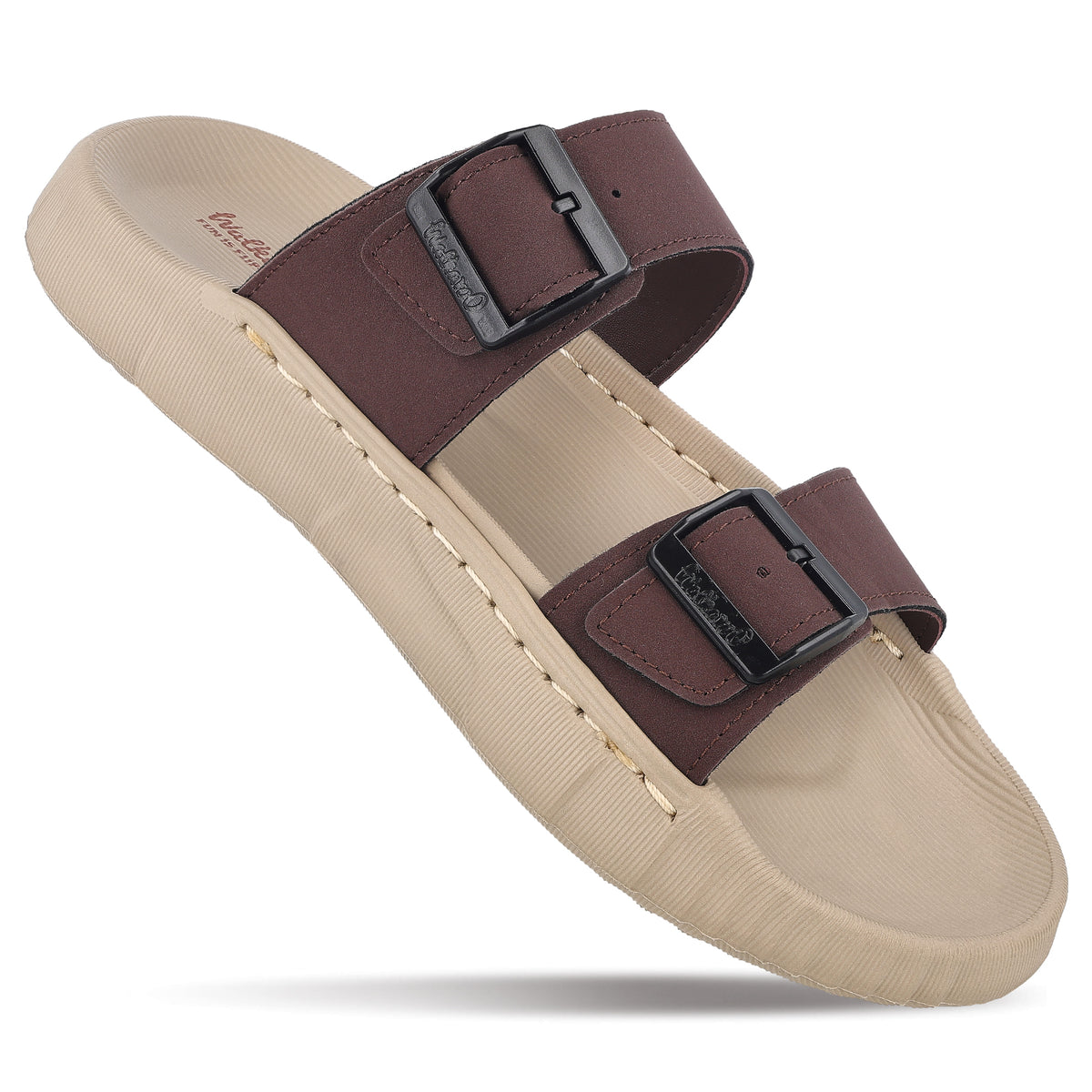 Men's Daily Wear Sandals - FGR41717 Greige Brown
