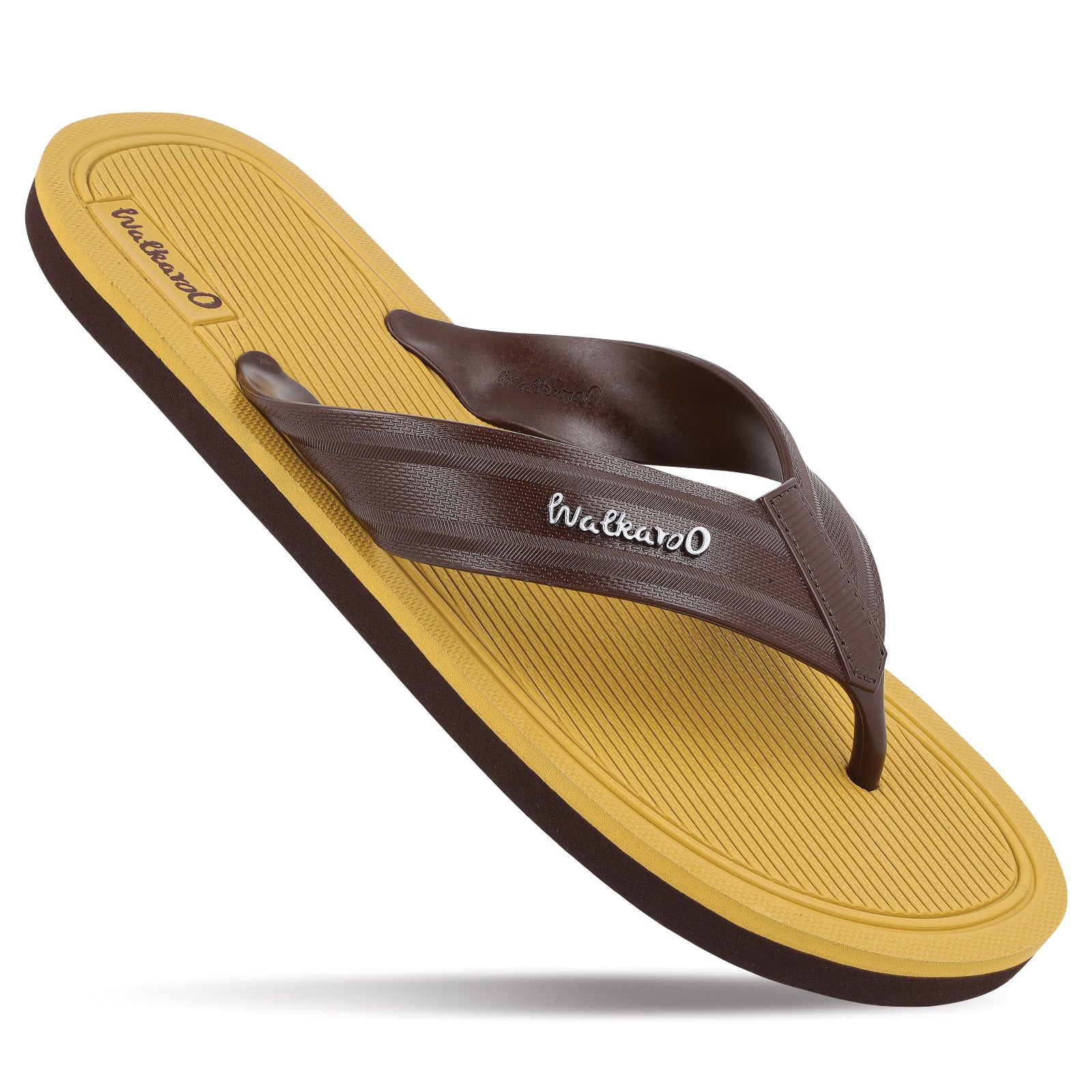 Men's Hawai Slippers - HG190 Beige Brown