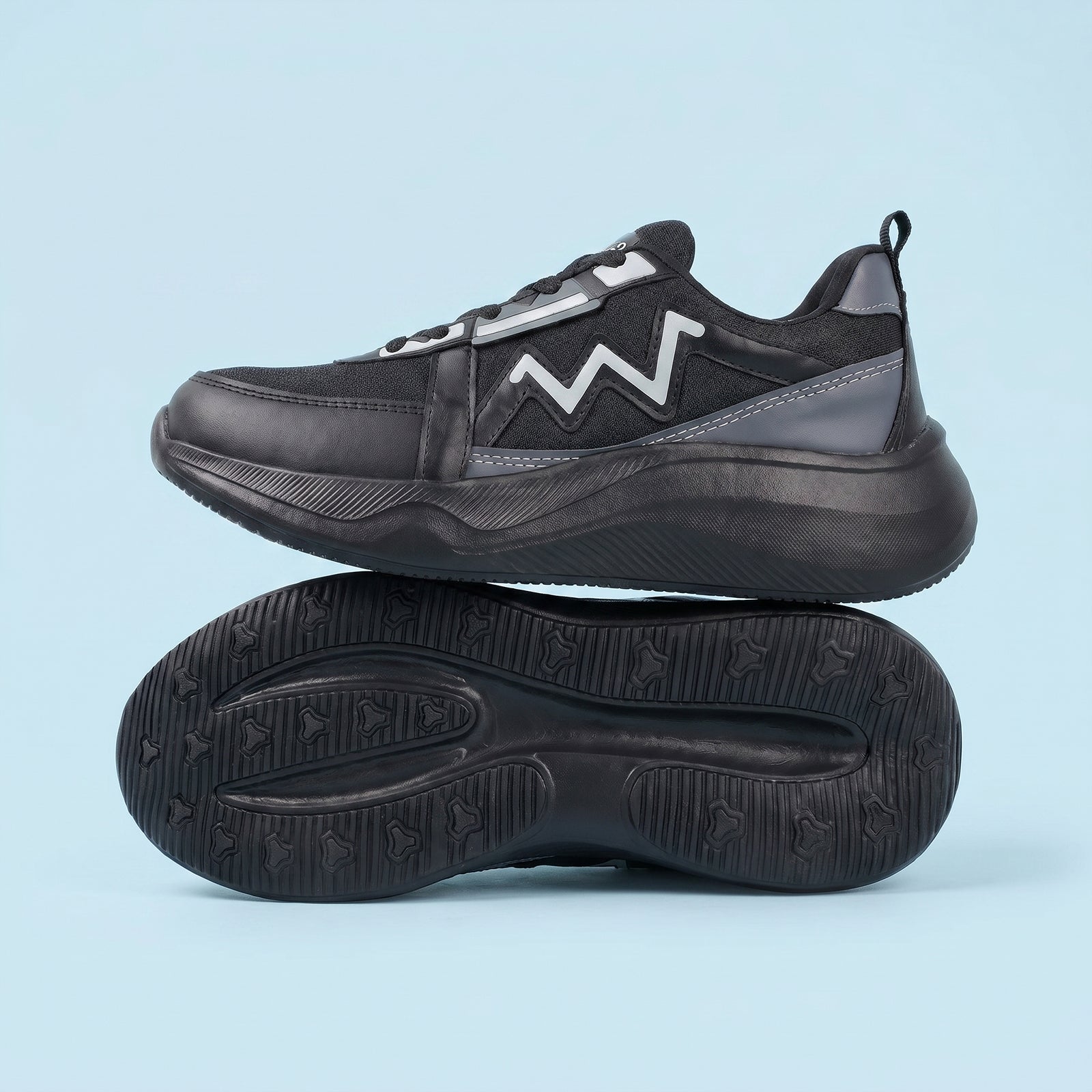 Men's Lace-up Sports Shoe -ONG97006 Black Grey