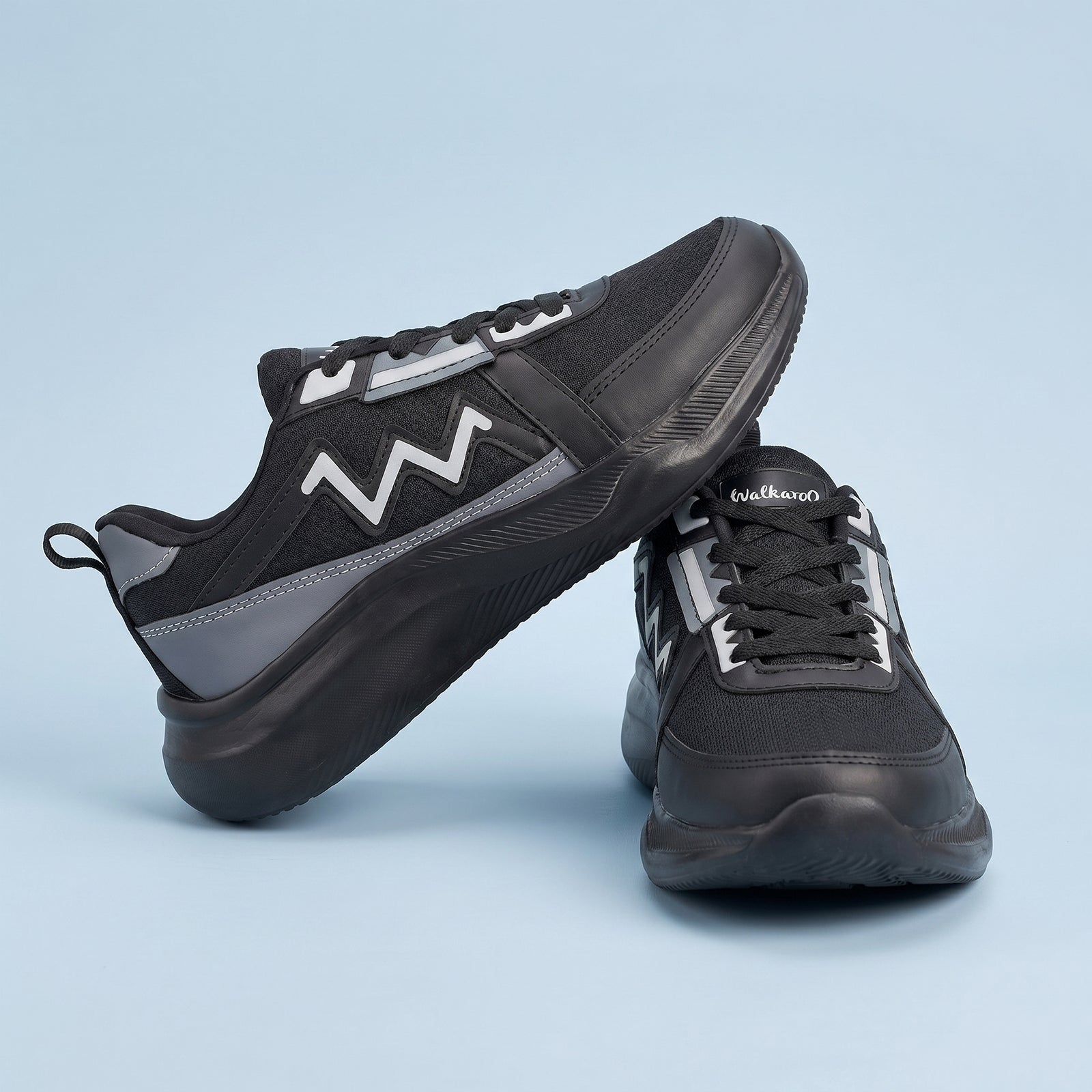 Men's Lace-up Sports Shoe -ONG97006 Black Grey