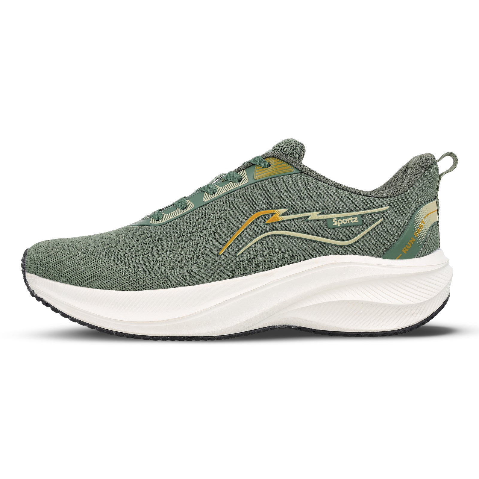 Men's Lace-up Sports Shoe - SGE21009 Olive