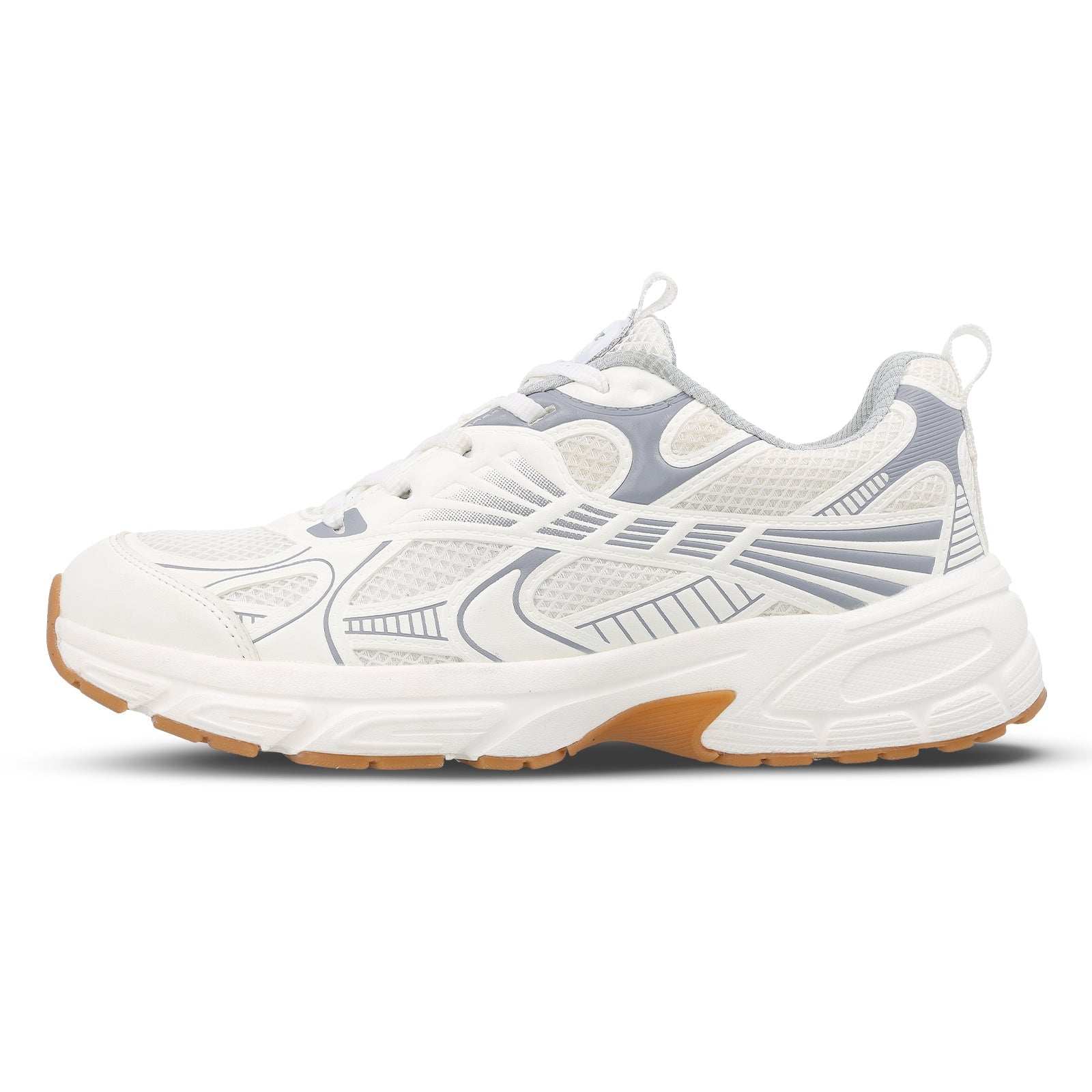 Men's Lace-up Sports Shoe -ONG97003 White