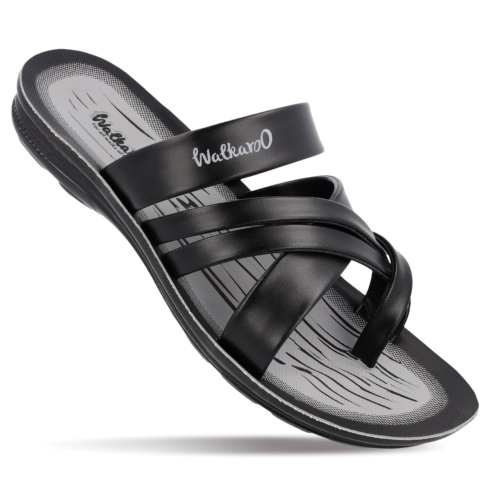 Men's Daily Wear Sandals - W5687 Black Grey