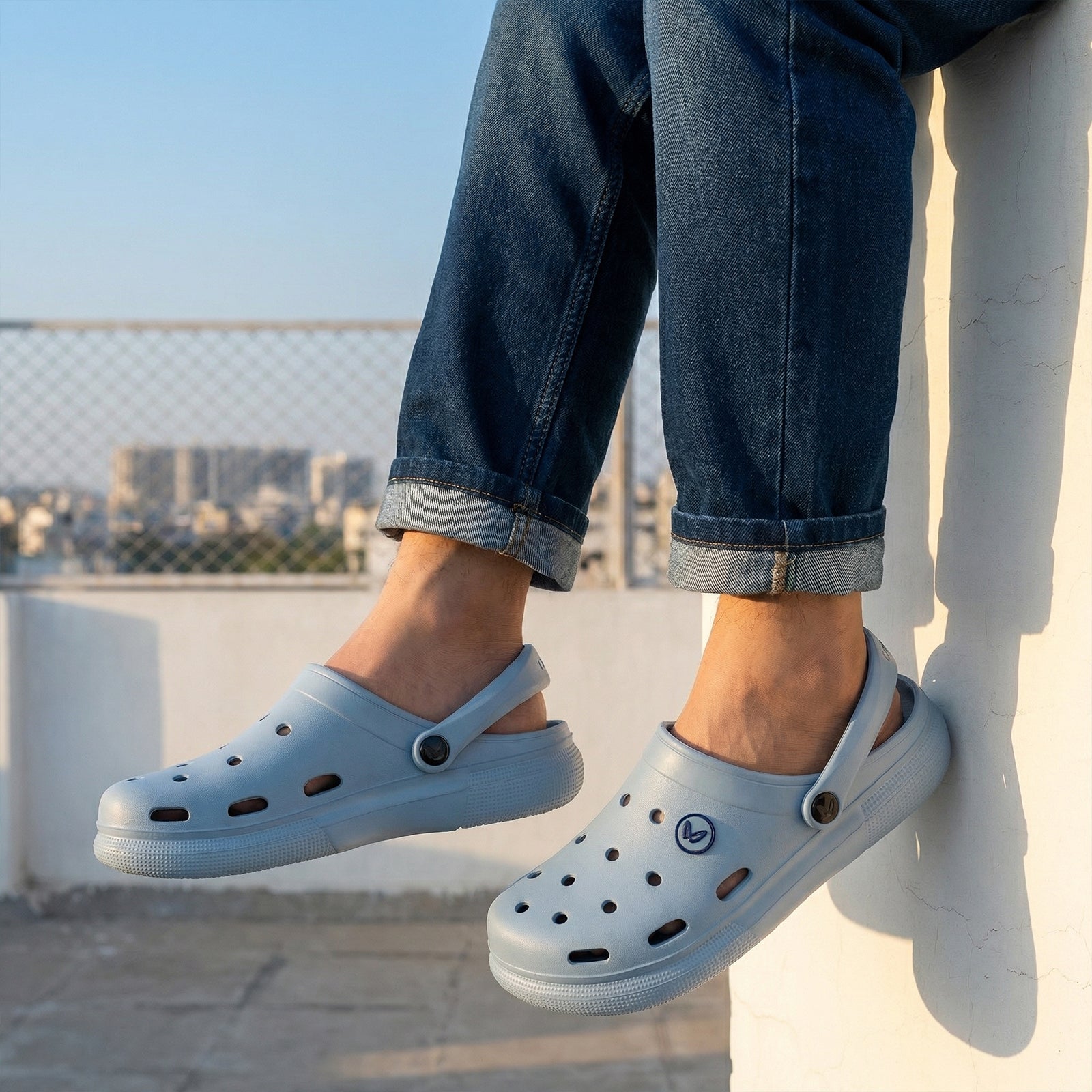 Men's Clogs - WC4843 Aqua Blue