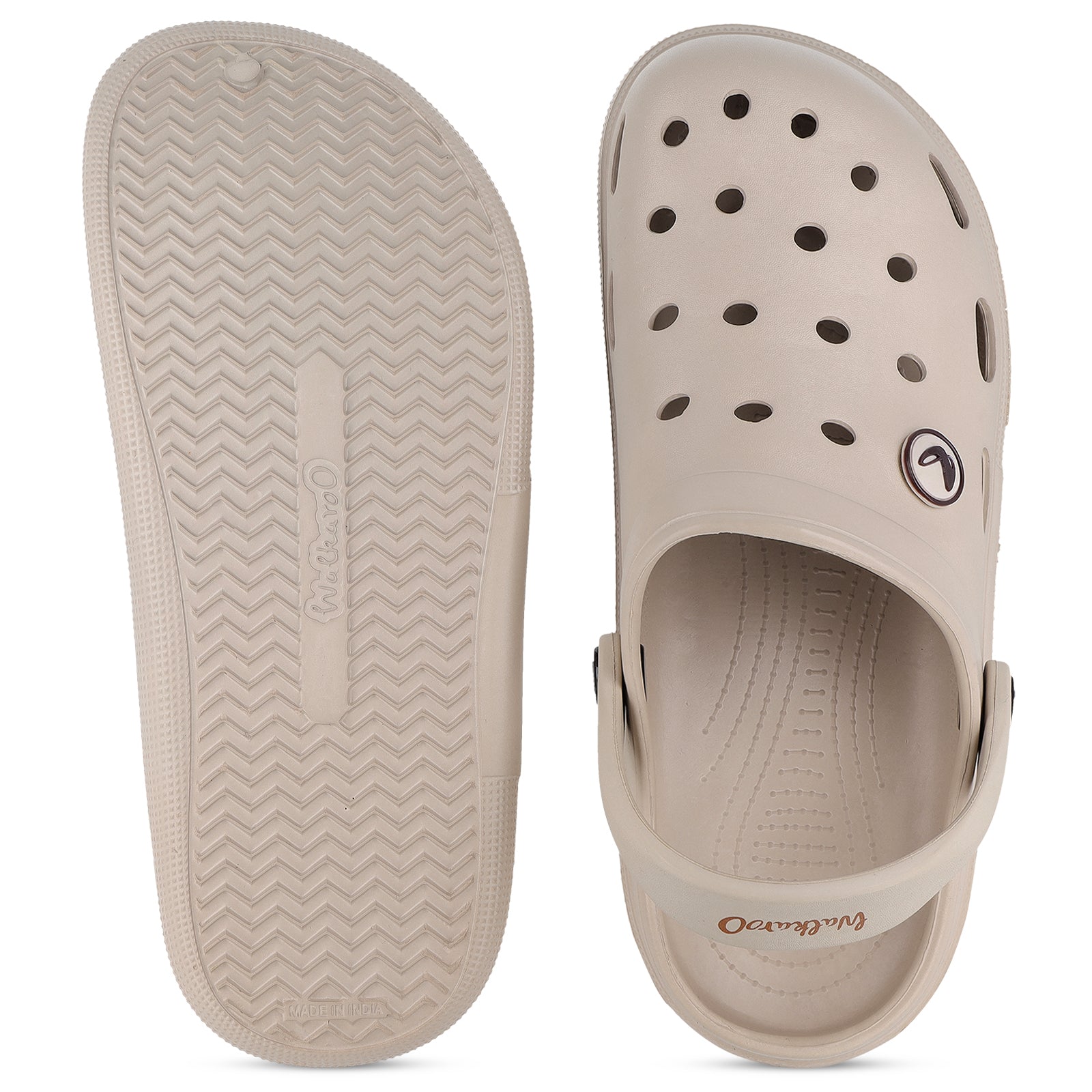 Men's Clogs - WC4843 Greige