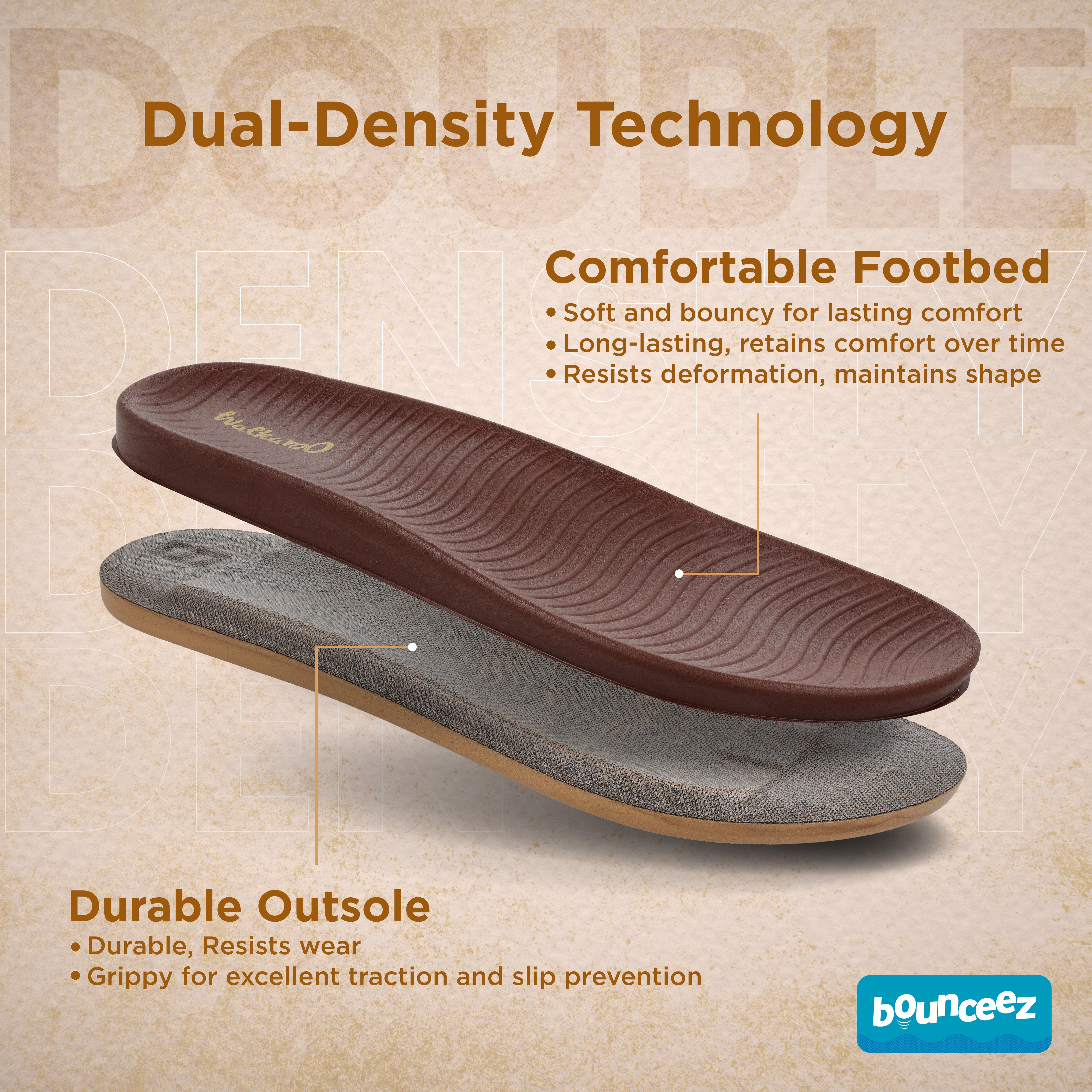 Men's Daily Wear Comfort Sandals - WE1024 Brown