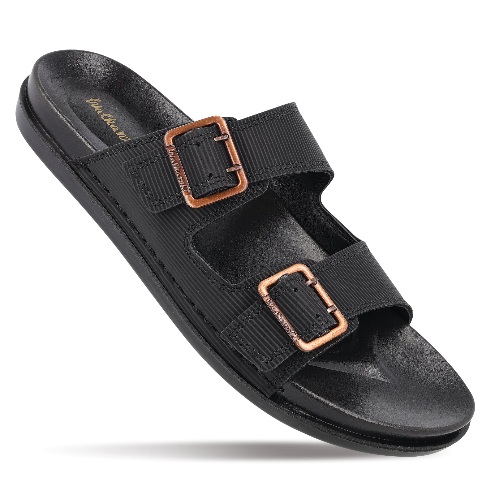 Men's Daily Wear Comfort Sandals - WE1337 Full Black