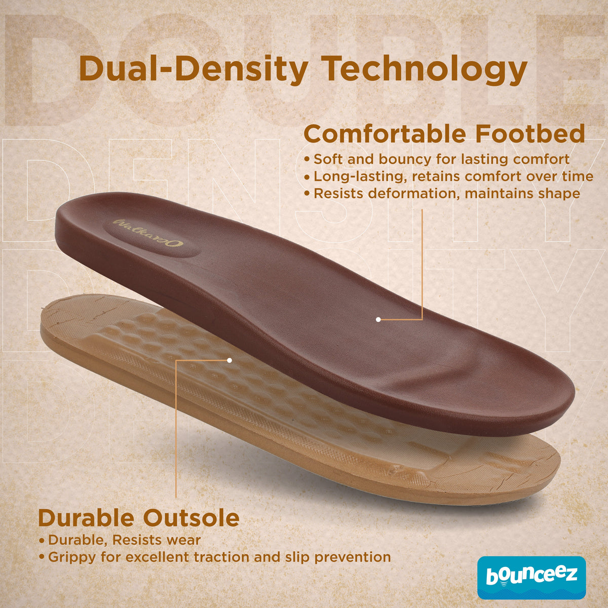 Men's Daily Wear Comfort Sandals - WGP50005 Brown