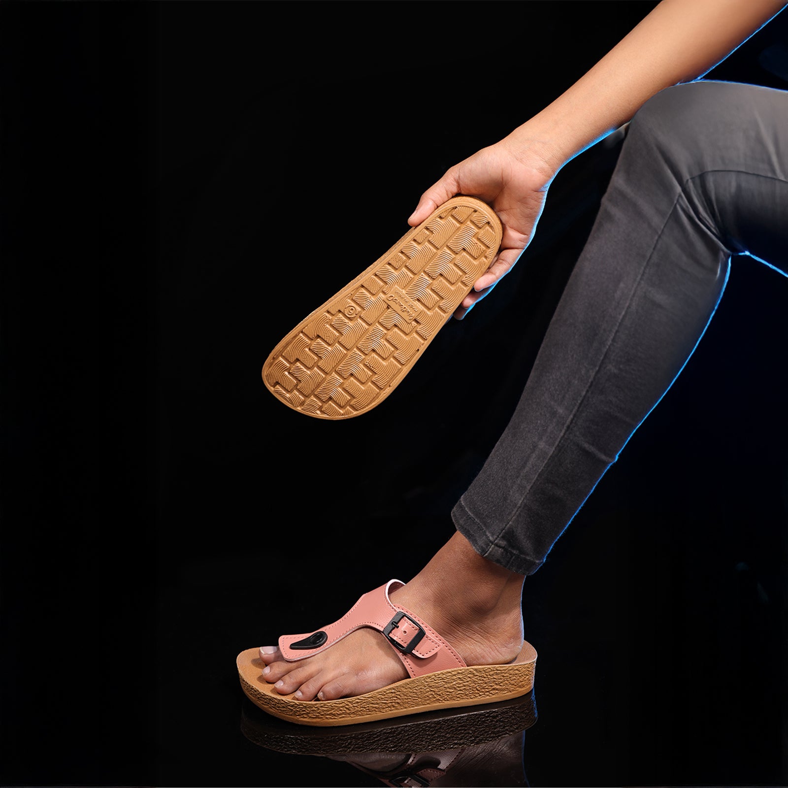 Women's Daily Wear Sandals - WE2027 Peach