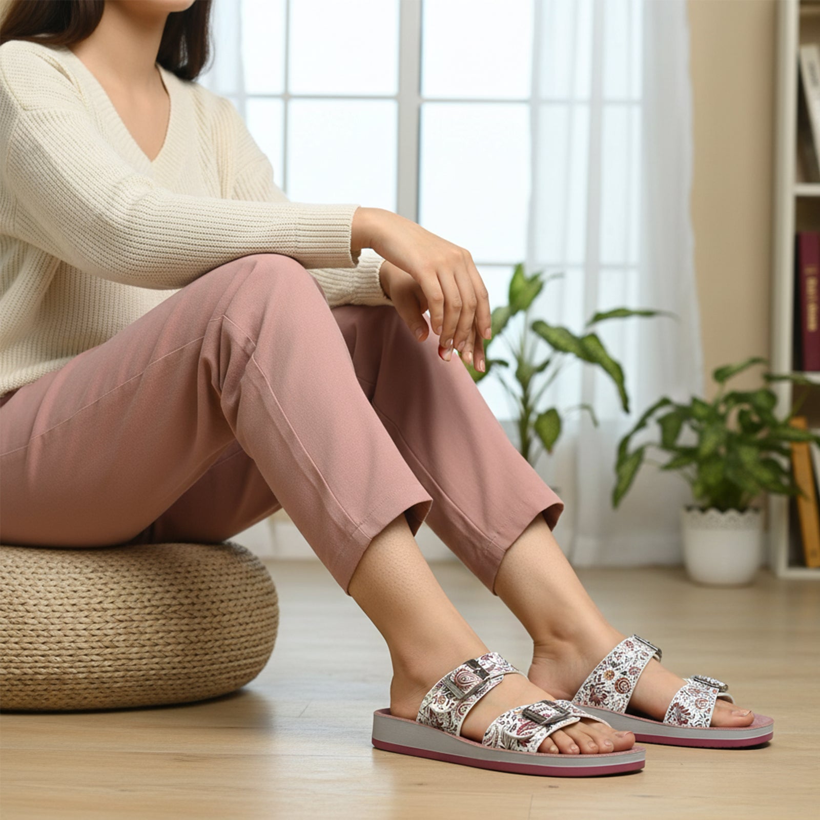 Women's Daily Wear Sandals - WE2359 Fig