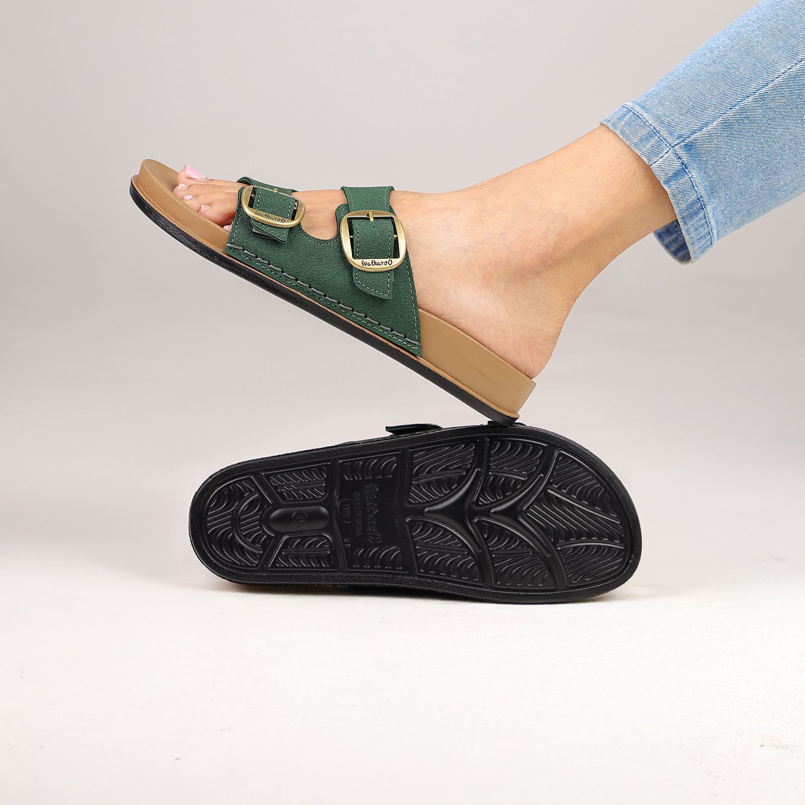 Women's Daily Wear Comfort Sandals - WE2500 Green