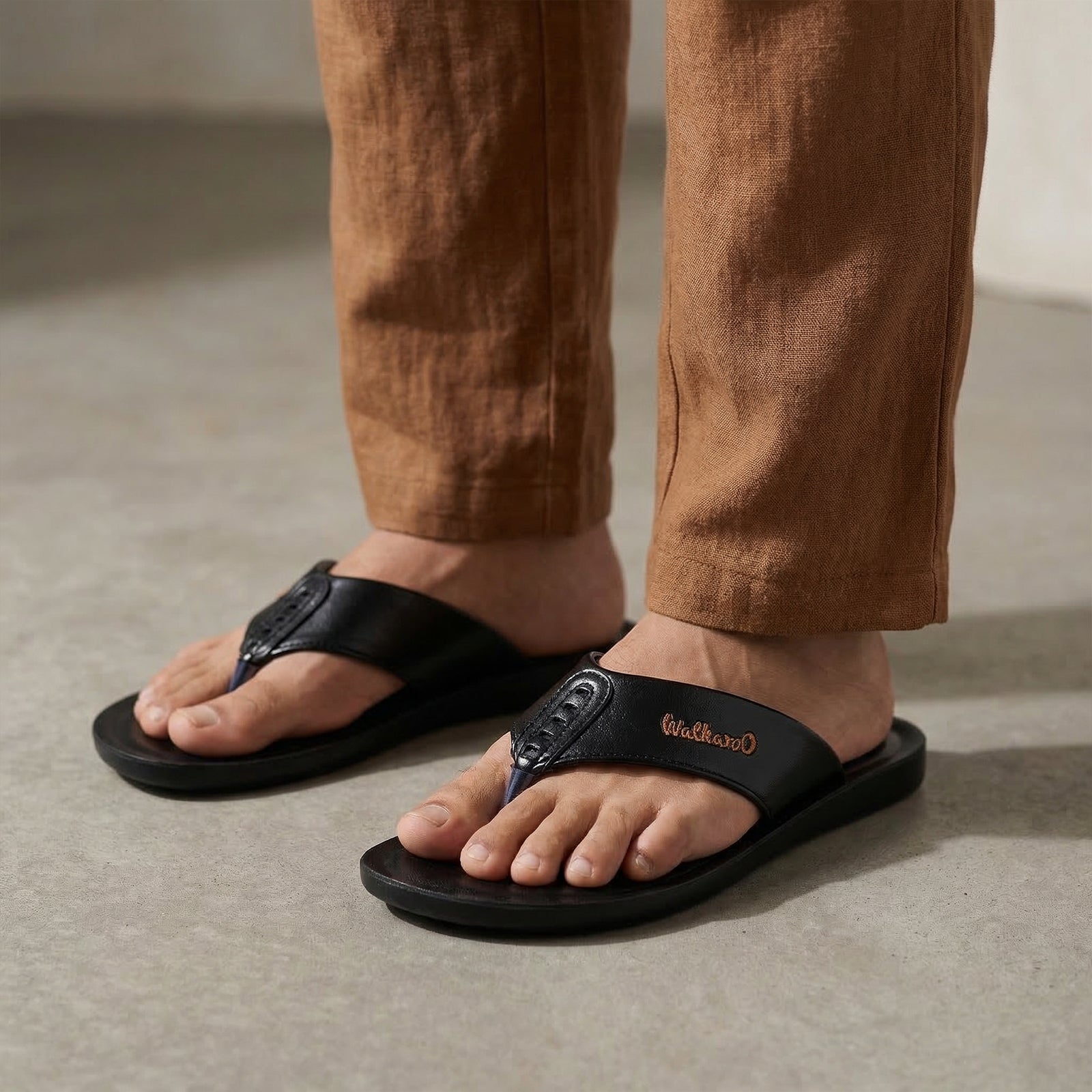 Men's Daily Wear Sandals - WG5060 Black