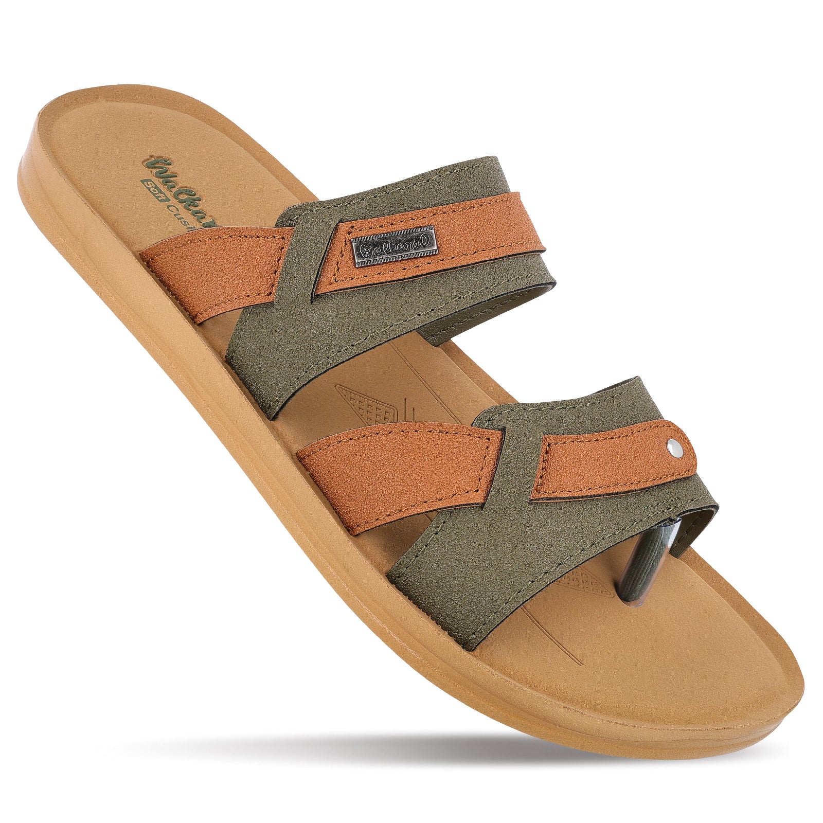 Men's Daily Wear Comfort Sandals - WGB53064 Olive Tan