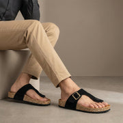 Men's Comfort Sandals - WGE53242 Black