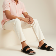 Men's Daily Wear Comfort Sandals - WGP53032 Black