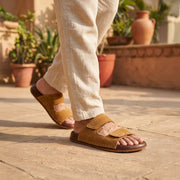Men's Daily Wear Comfort Sandals - WGP53032 Camel