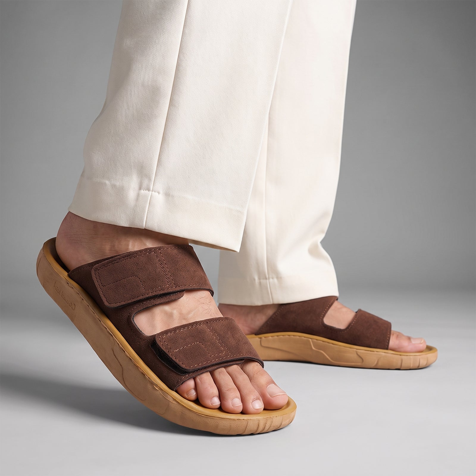 Men's Daily Wear Sandals - WGP53410 Brown