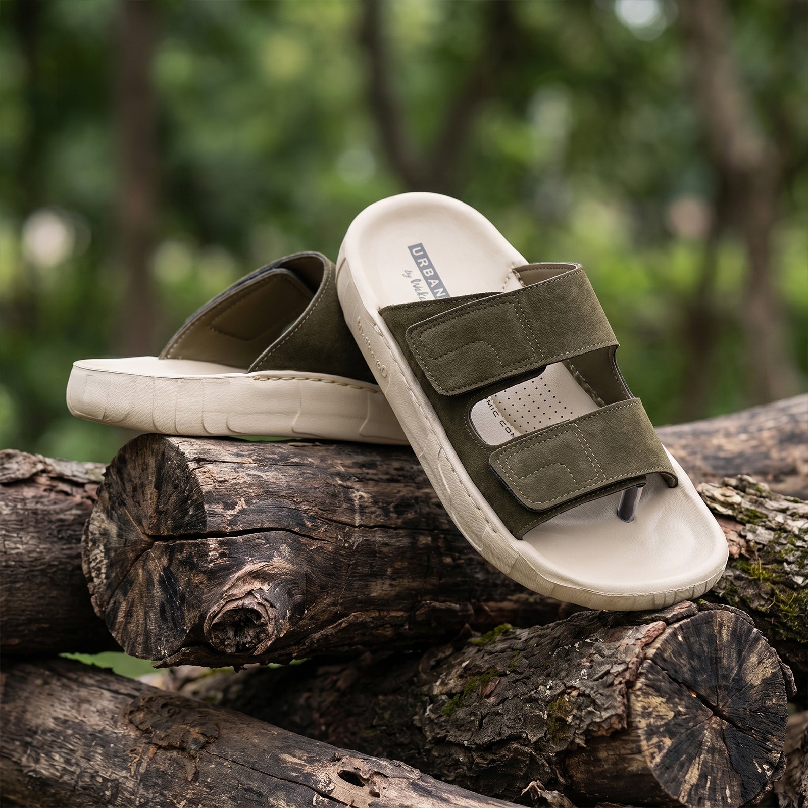 Men's Daily Wear Sandals - WGP53410 Olive