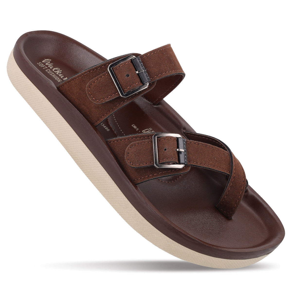 Men's Daily Wear Comfort Sandals - WGP53486 Brown