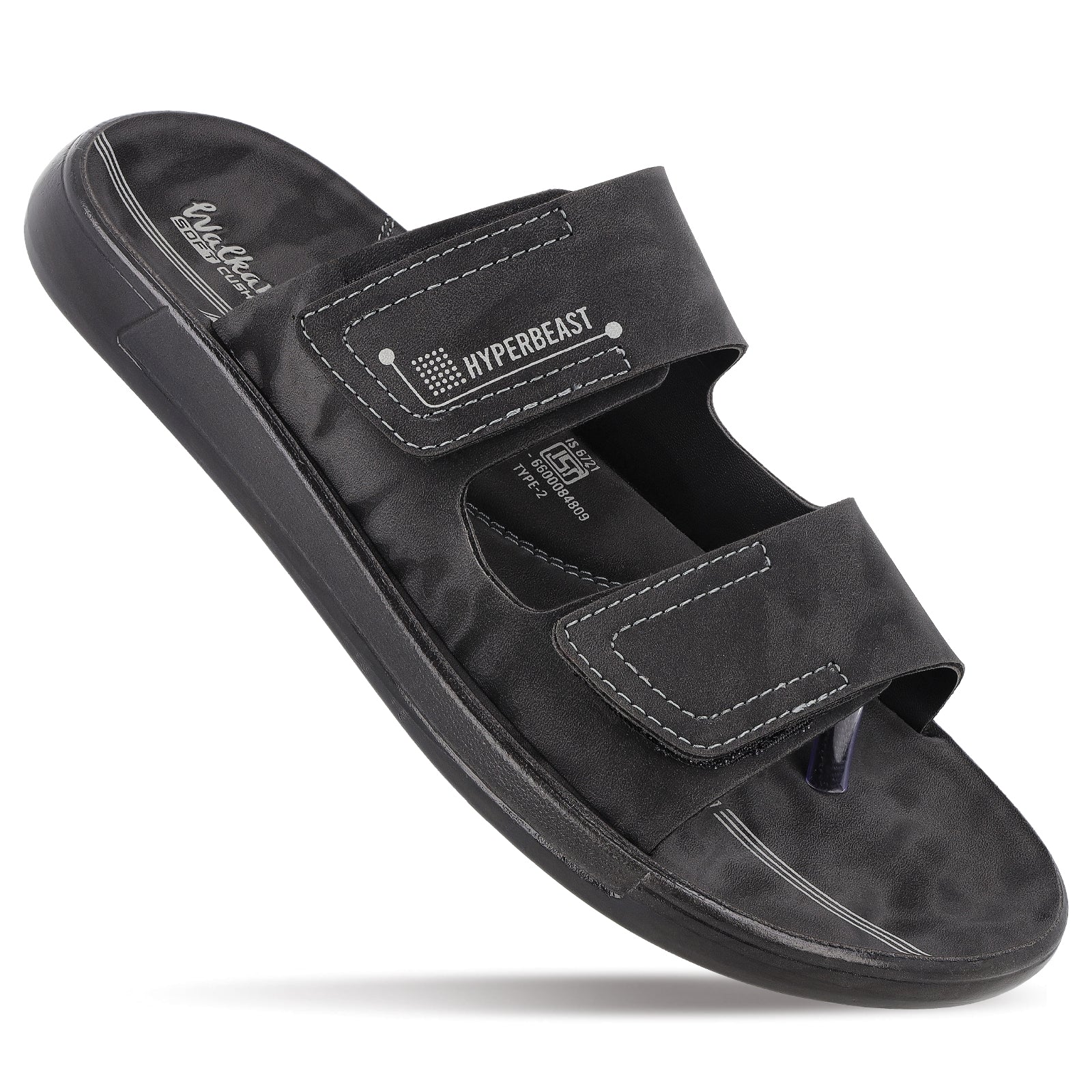 Men's Daily Wear Sandals - WGR53156 Black